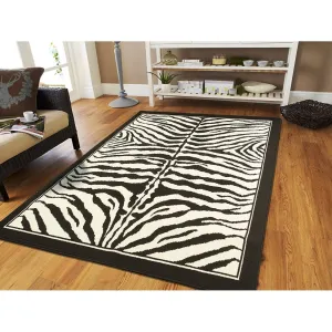 Porch & Den McClintock Zebra Pattern Area Rug