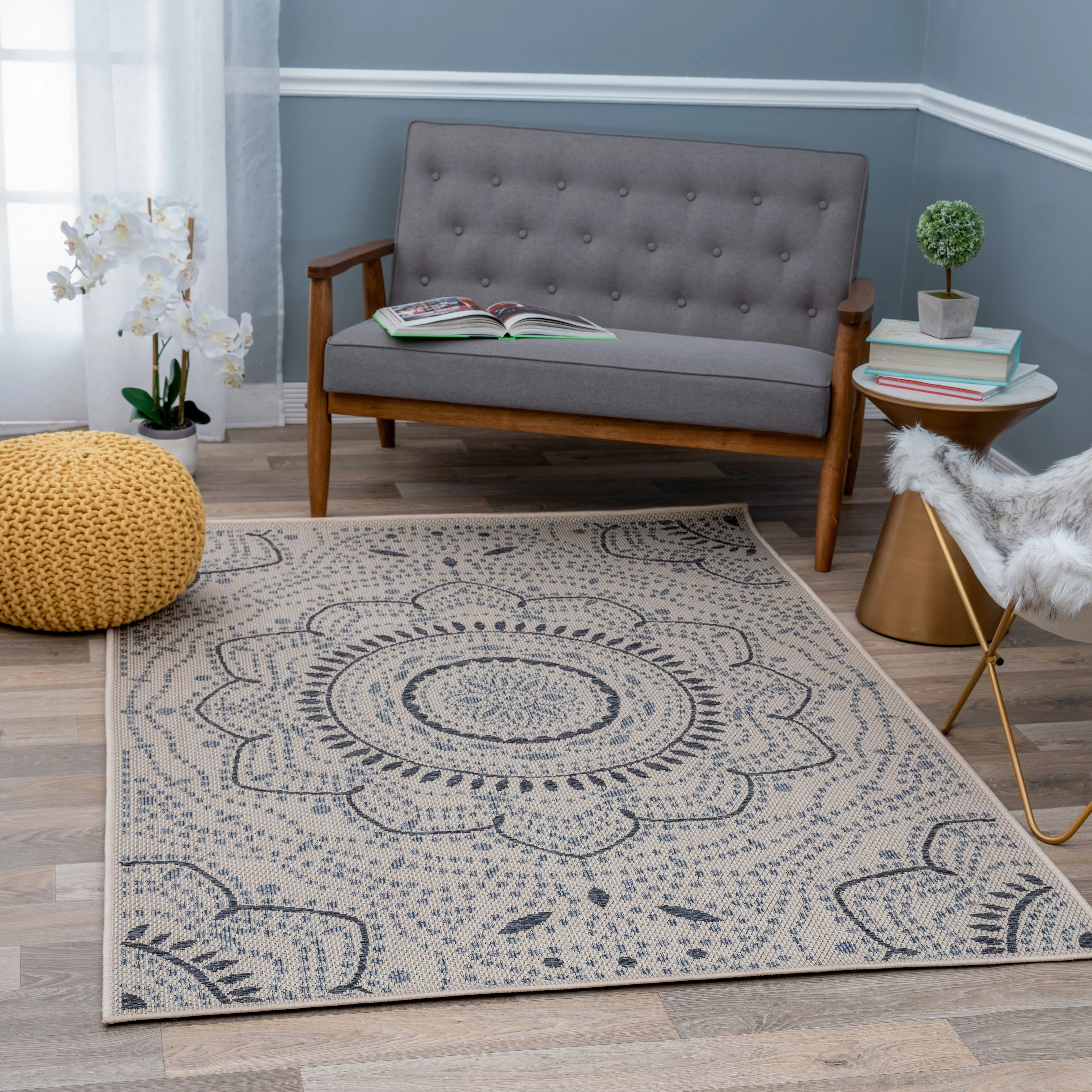 Porch & Den Portia Oriental Medallion Indoor/Outdoor Area Rug