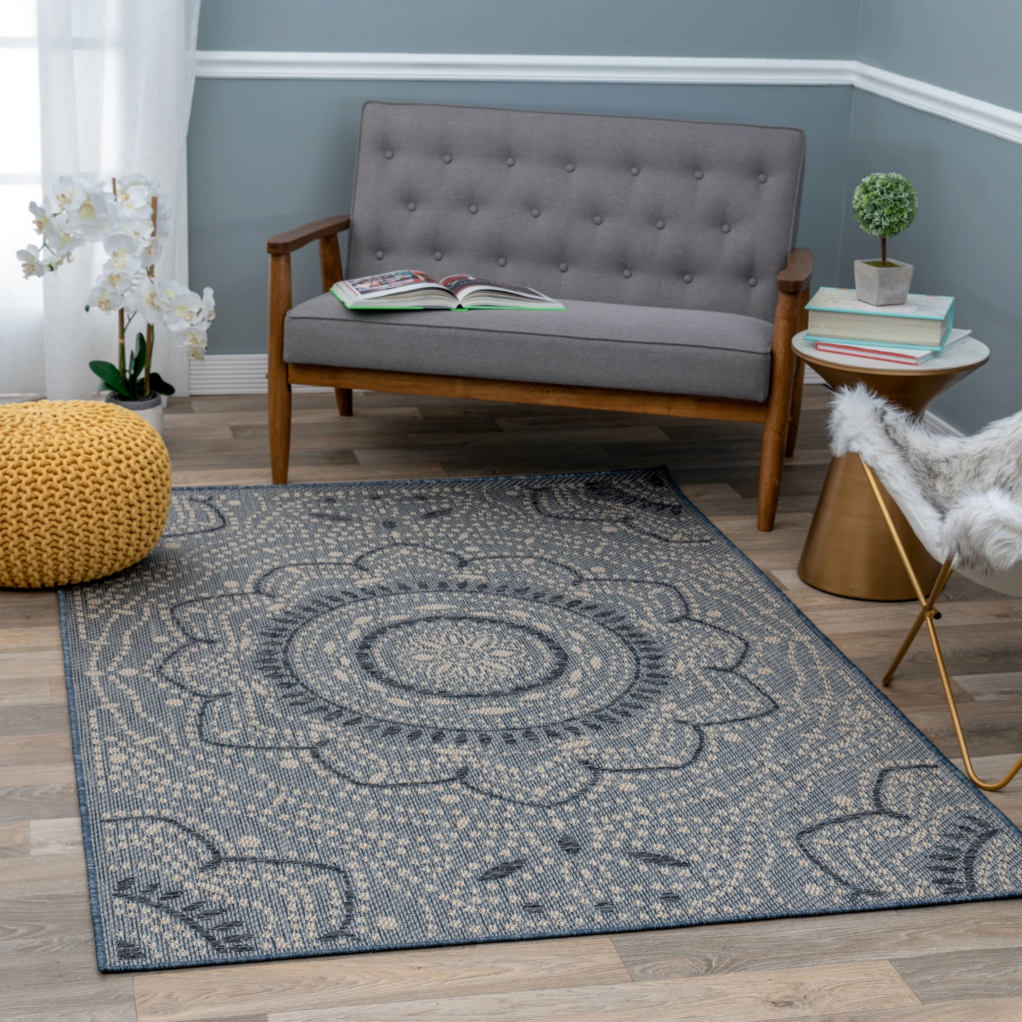 Porch & Den Portia Oriental Medallion Indoor/Outdoor Area Rug