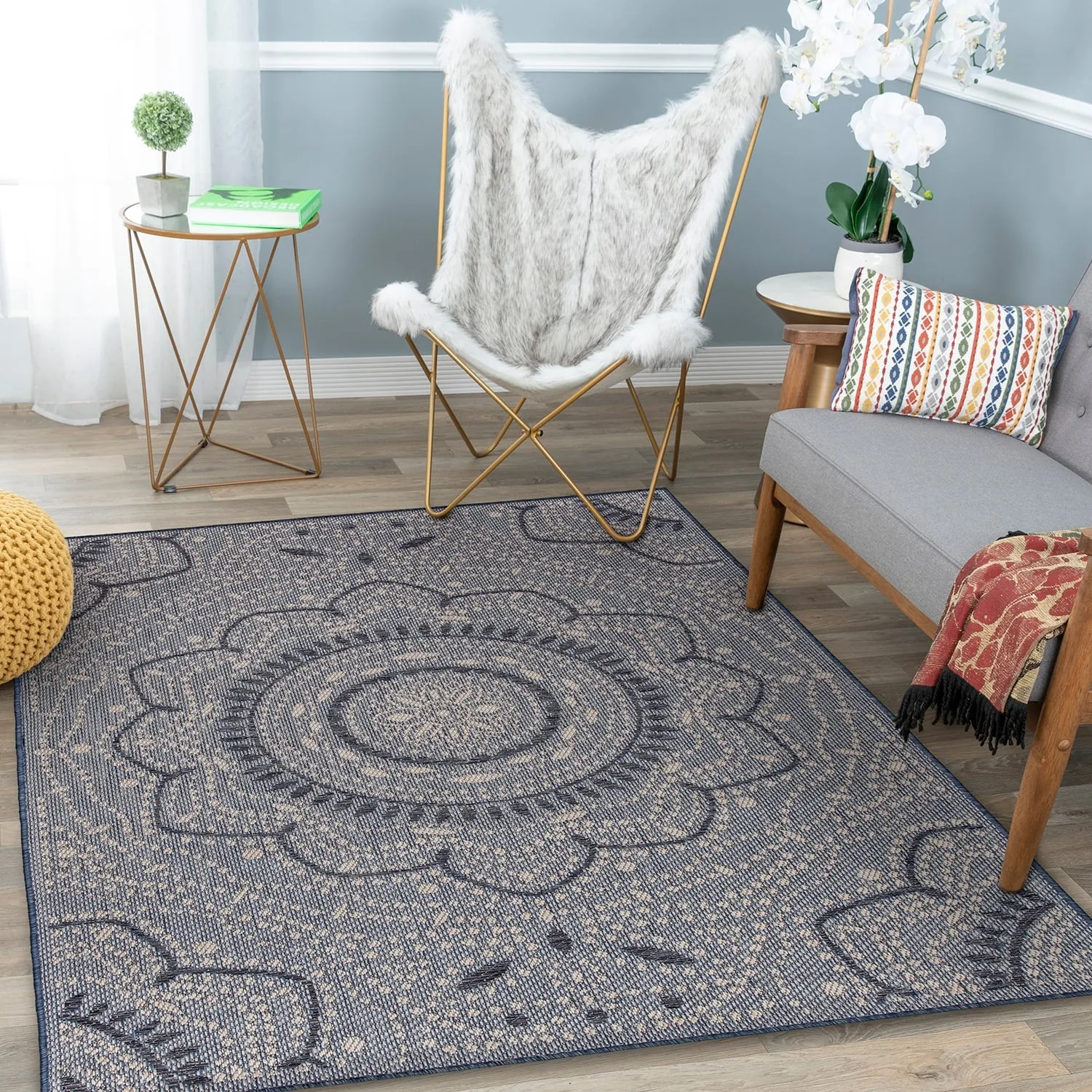 Porch & Den Portia Oriental Medallion Indoor/Outdoor Area Rug