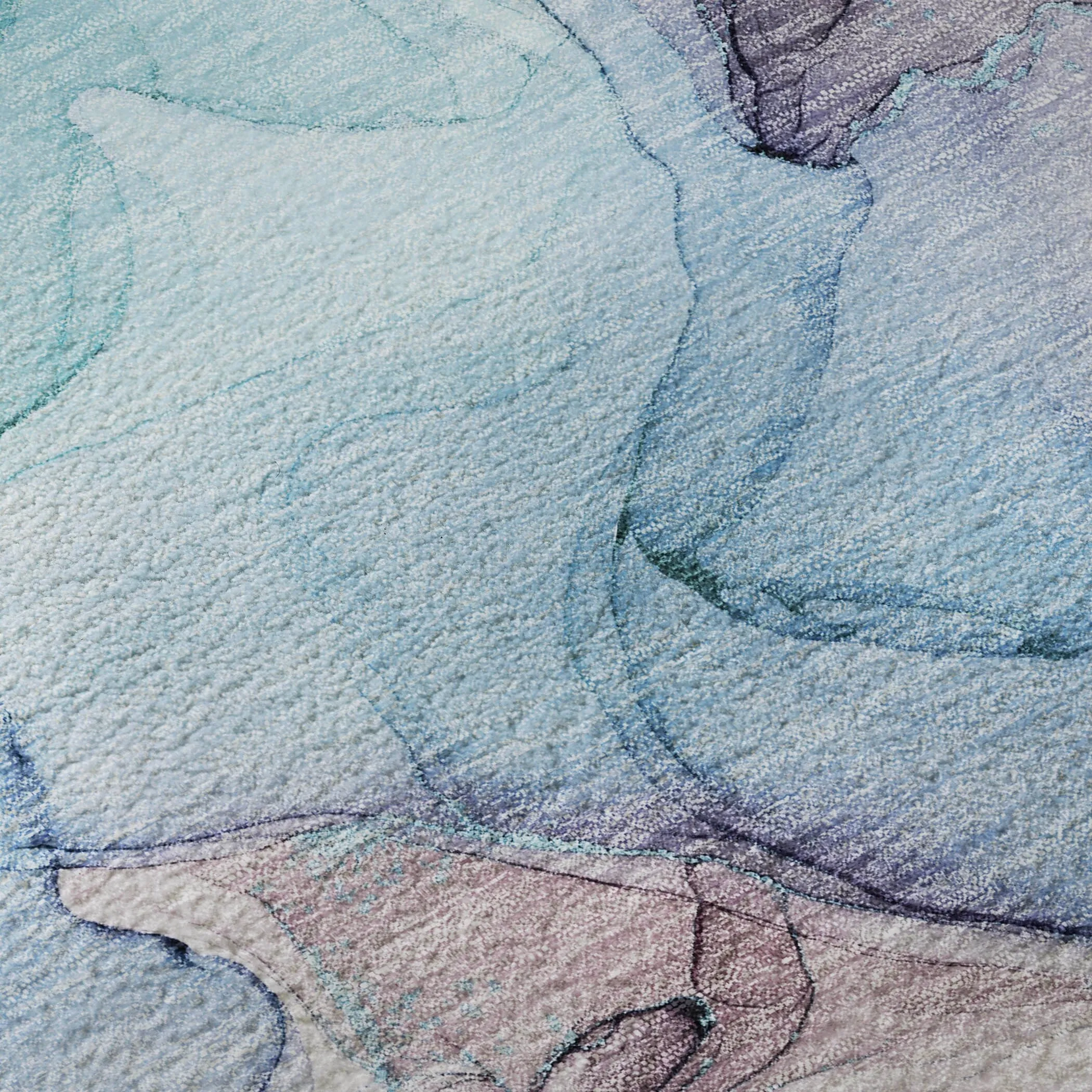 Premium Washable Super Soft Abstract Watercolor Mayfield Rug