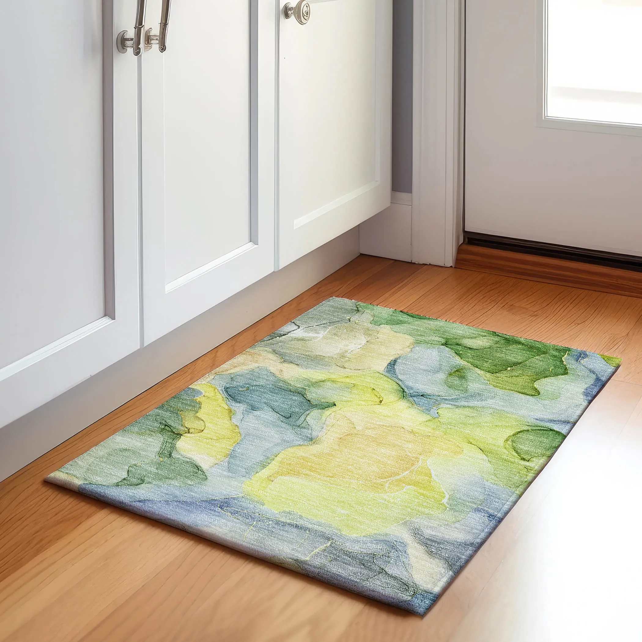 Premium Washable Super Soft Abstract Watercolor Mayfield Rug
