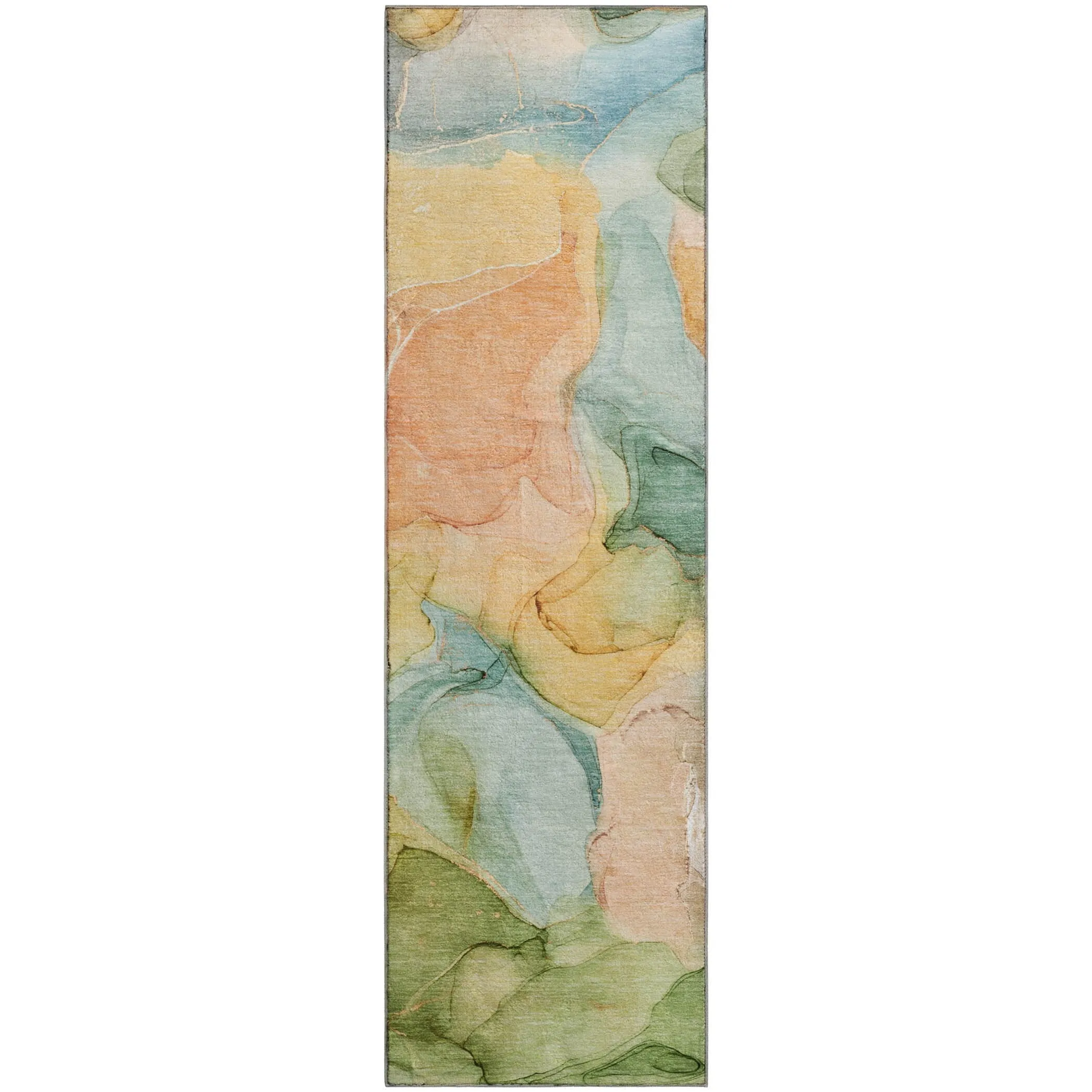 Premium Washable Super Soft Abstract Watercolor Mayfield Rug