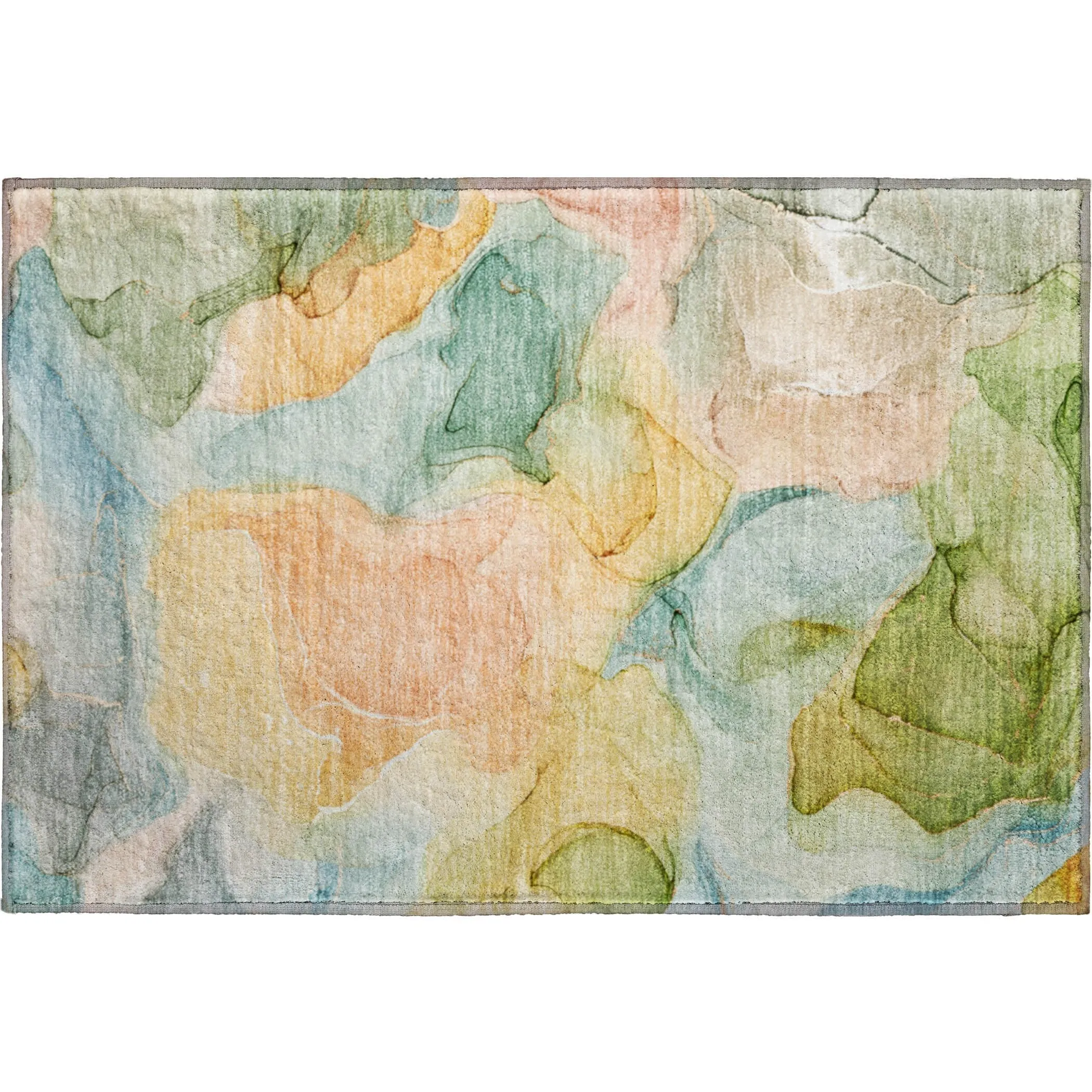 Premium Washable Super Soft Abstract Watercolor Mayfield Rug