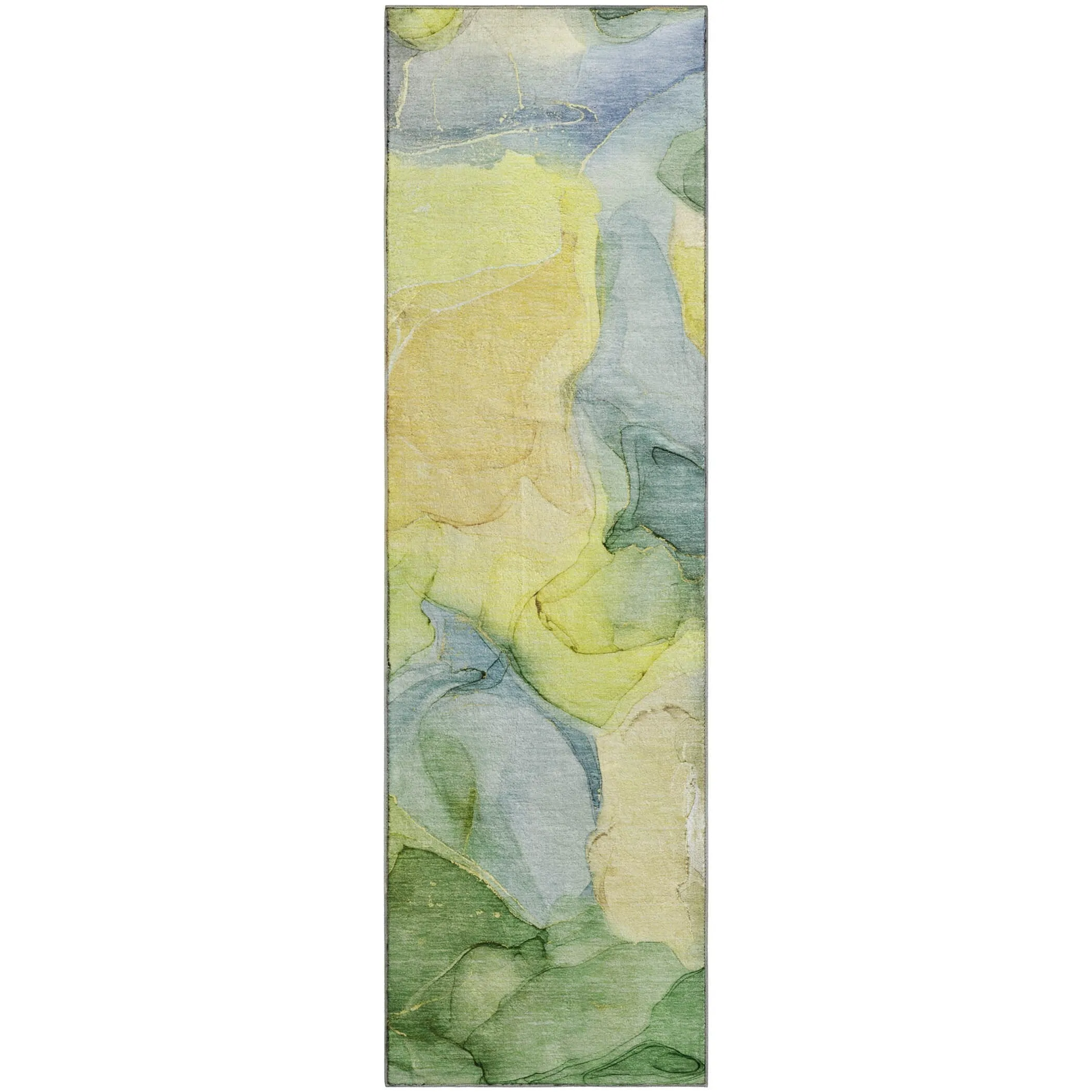 Premium Washable Super Soft Abstract Watercolor Mayfield Rug