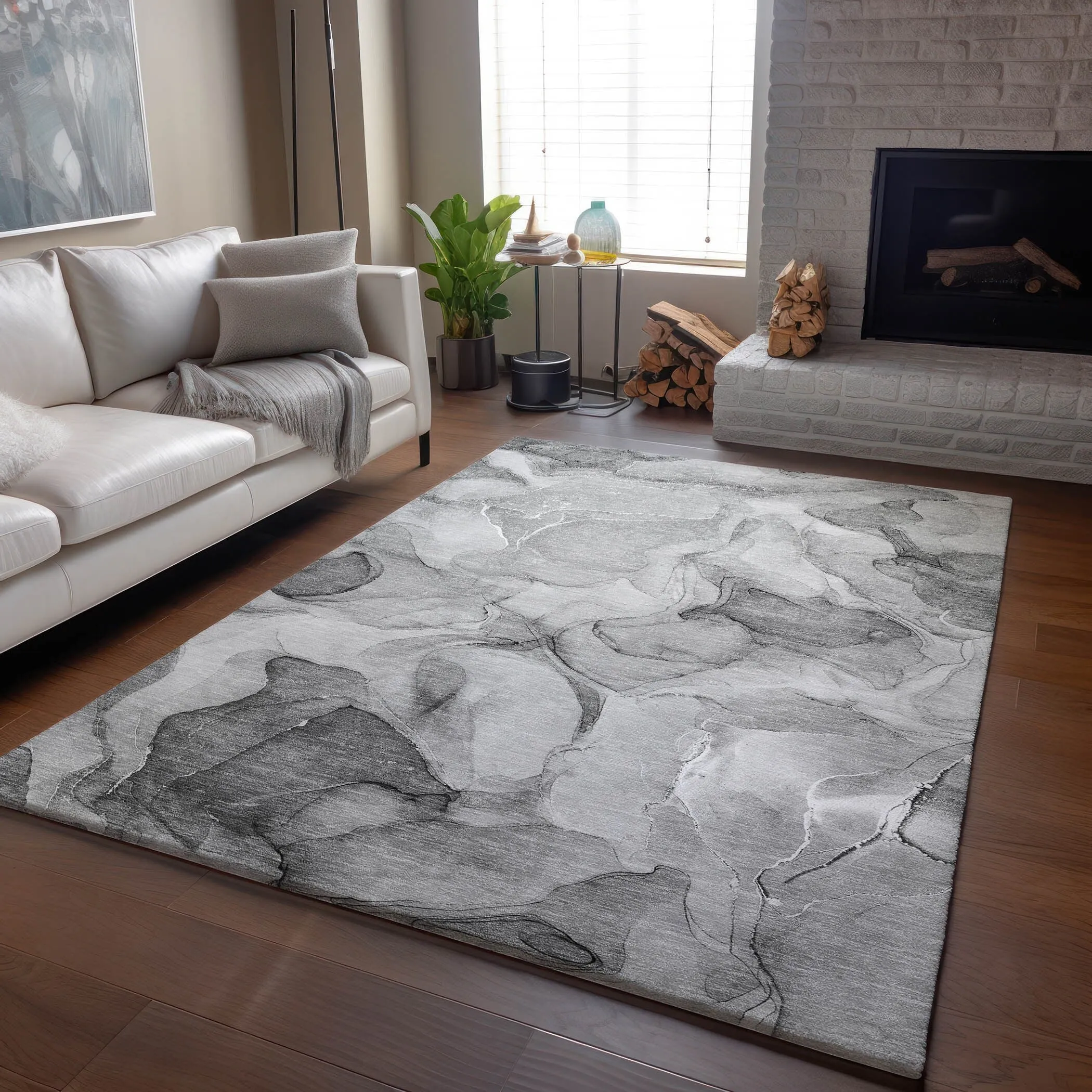 Premium Washable Super Soft Abstract Watercolor Mayfield Rug
