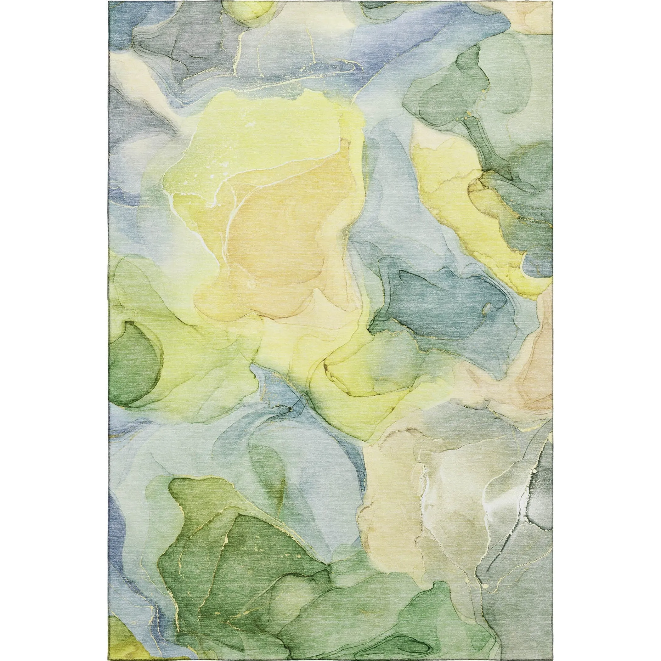 Premium Washable Super Soft Abstract Watercolor Mayfield Rug