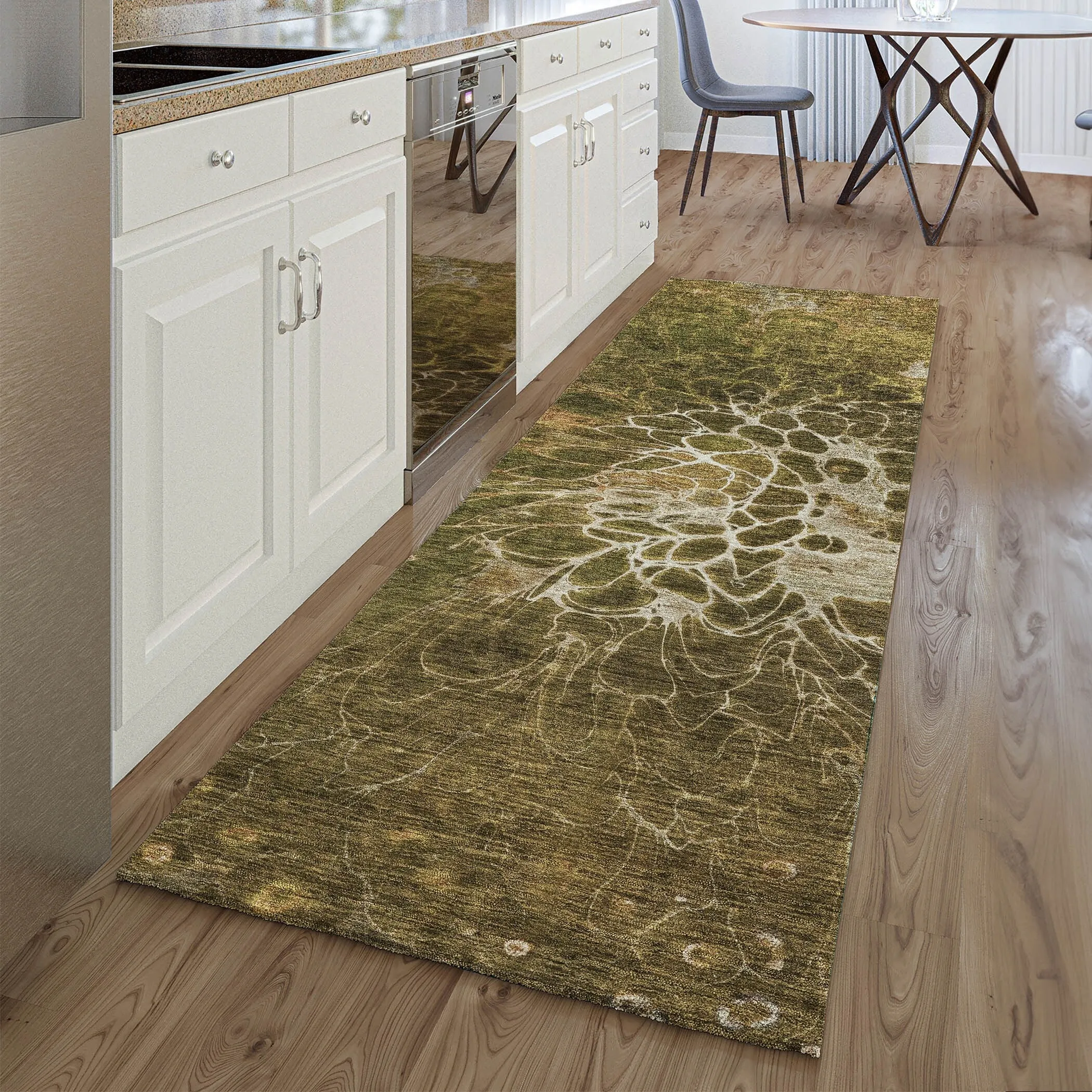 Premium Washable Super Soft Modern Floral Mayfield Rug