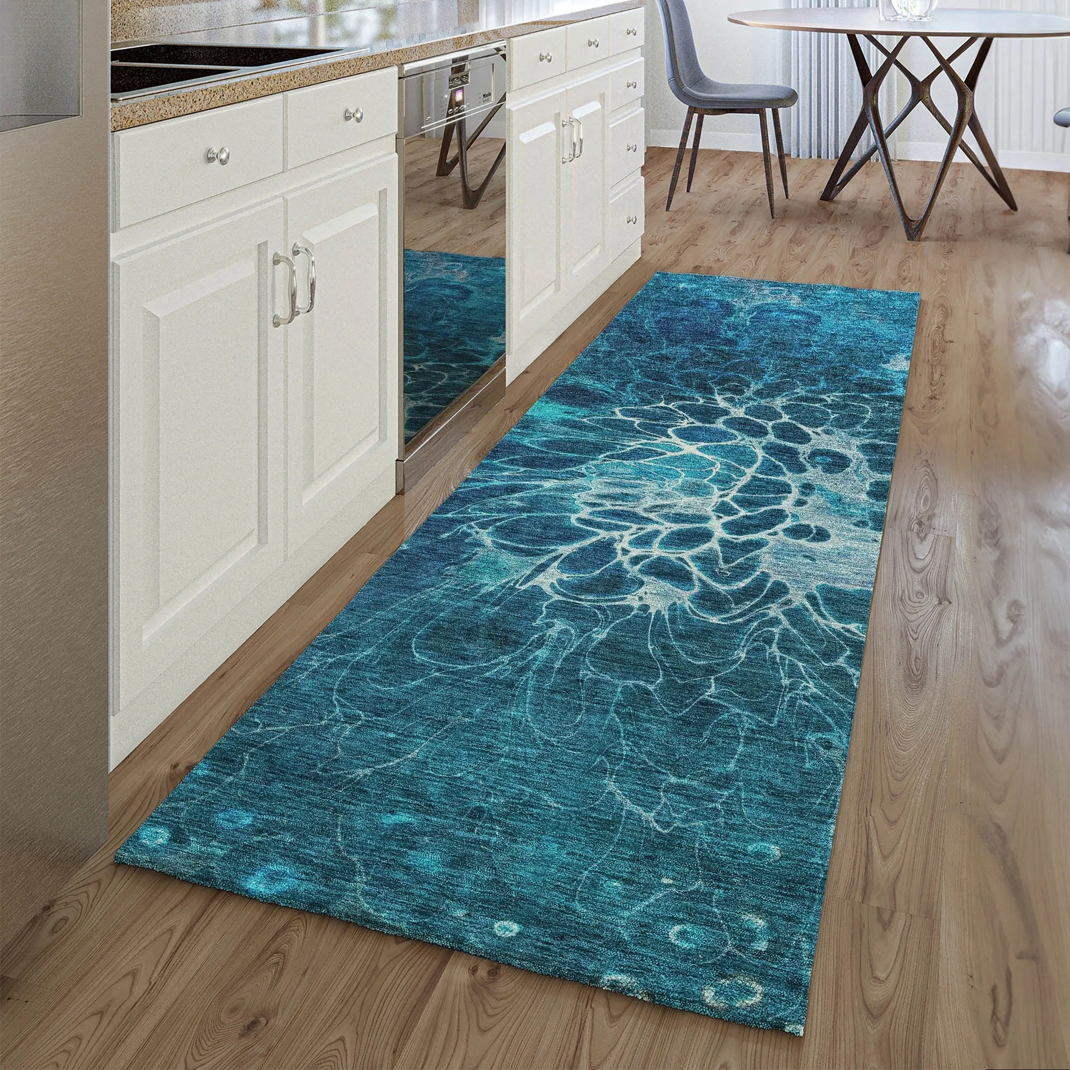 Premium Washable Super Soft Modern Floral Mayfield Rug