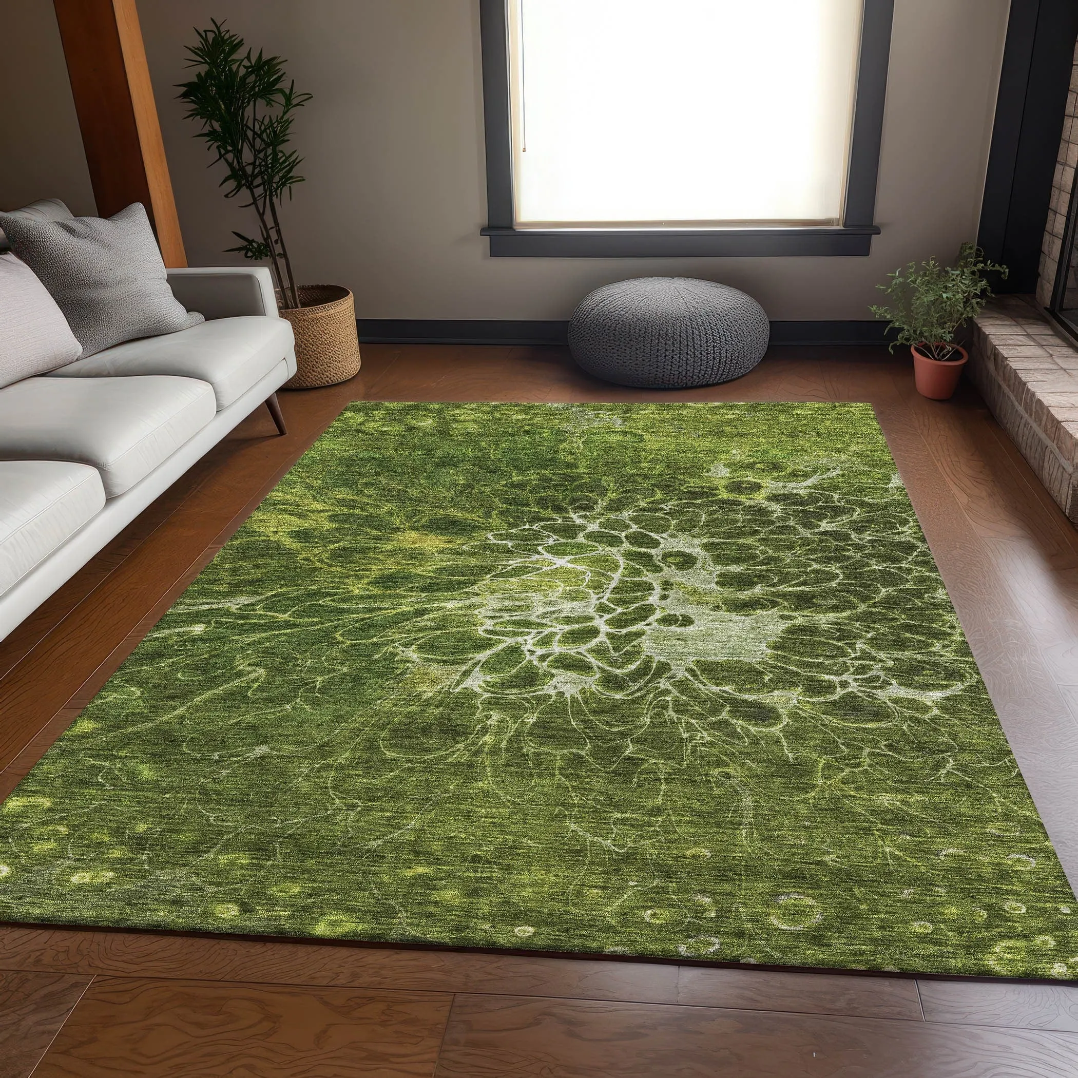 Premium Washable Super Soft Modern Floral Mayfield Rug