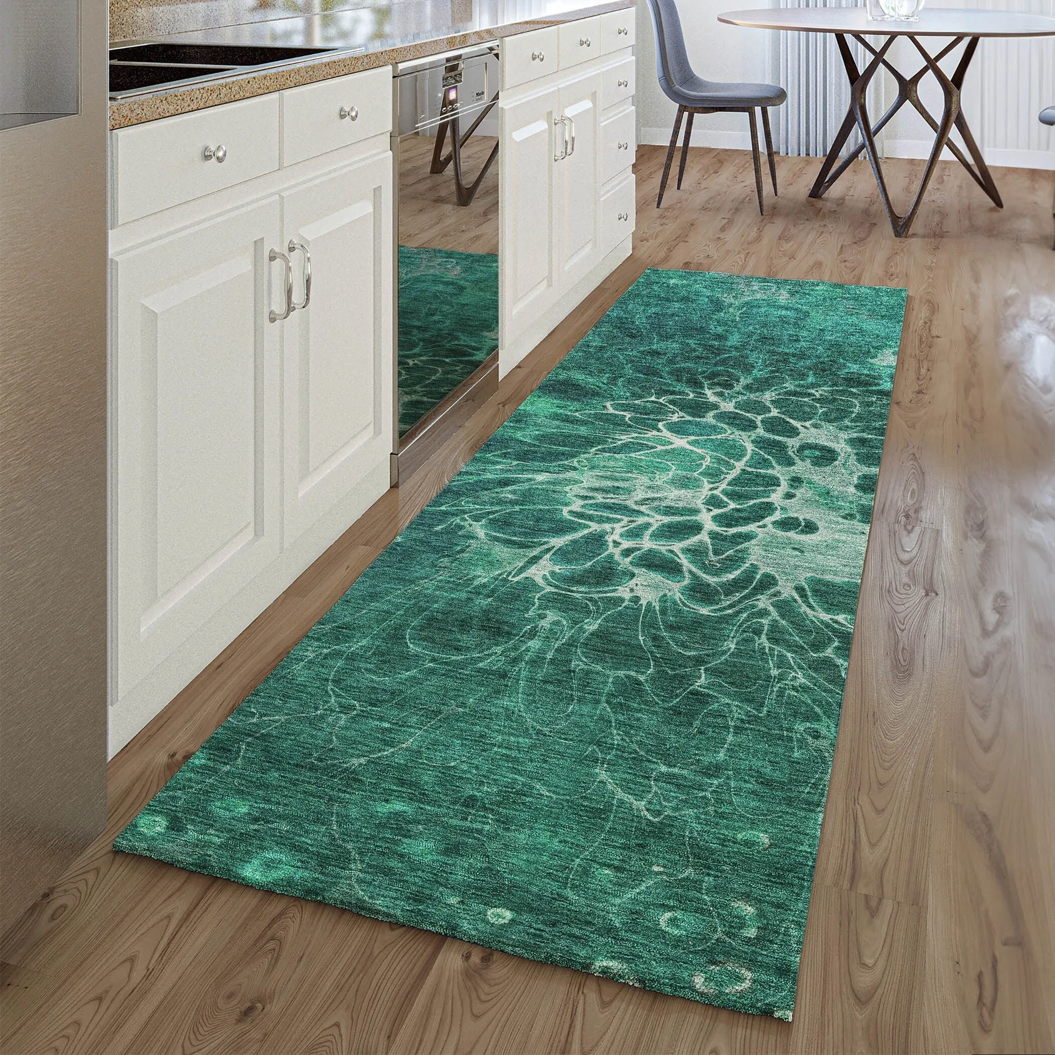 Premium Washable Super Soft Modern Floral Mayfield Rug