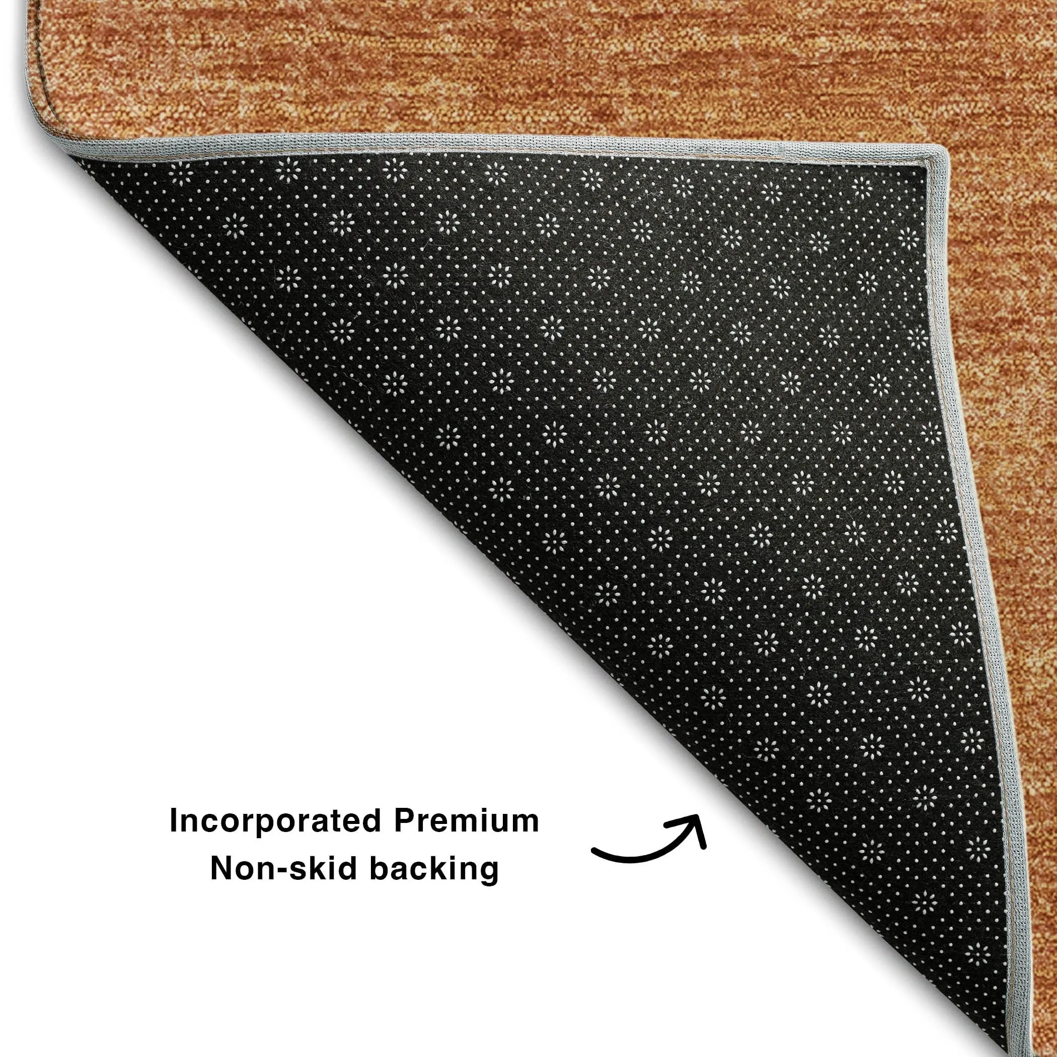Premium Washable Super Soft Solid Ombre Mayfield Rug