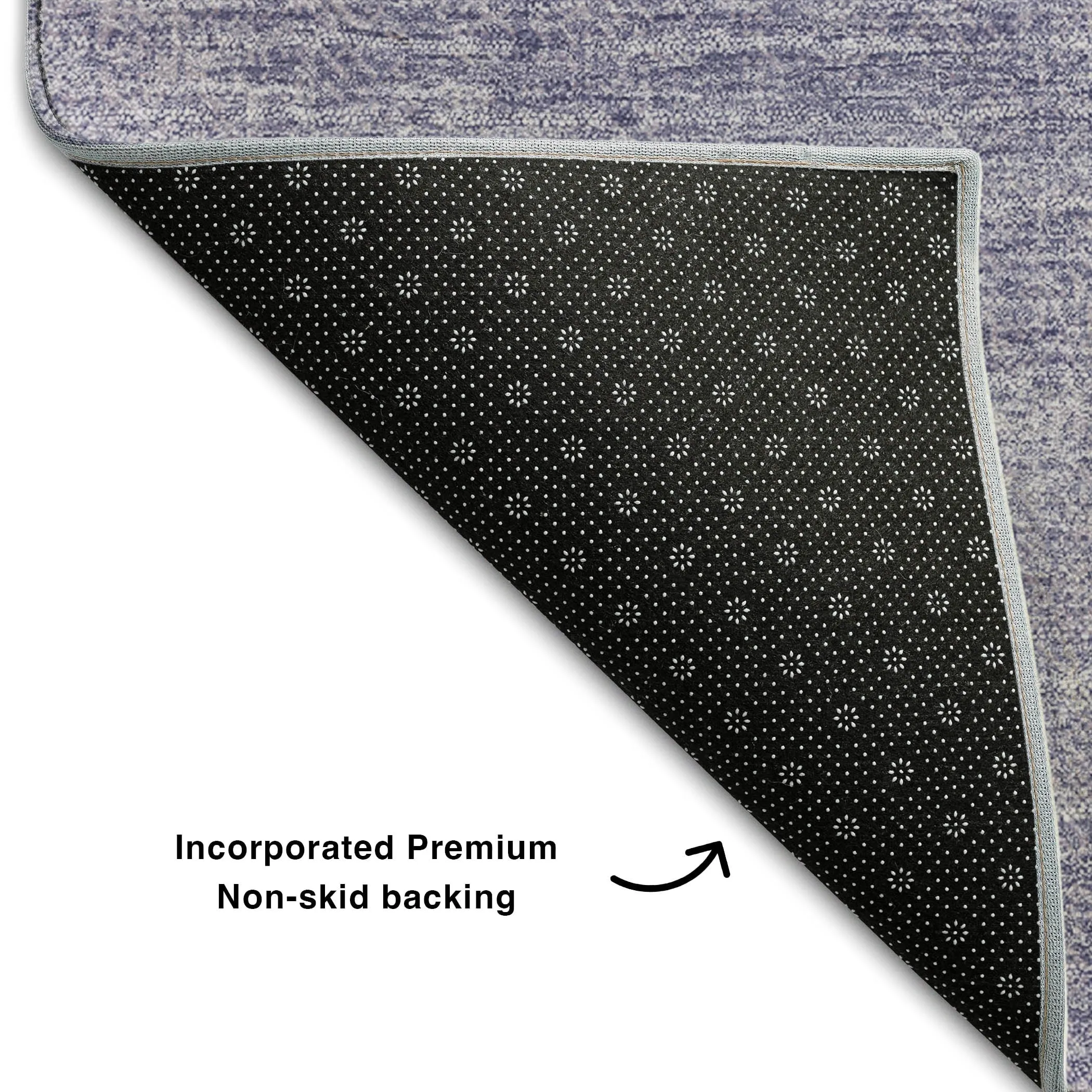 Premium Washable Super Soft Solid Ombre Mayfield Rug