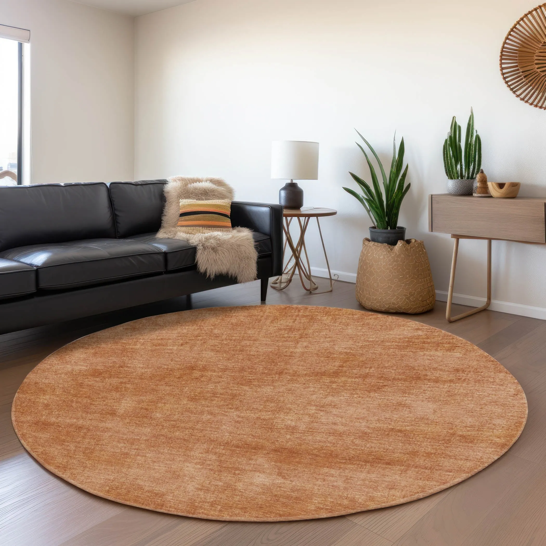 Premium Washable Super Soft Solid Ombre Mayfield Rug