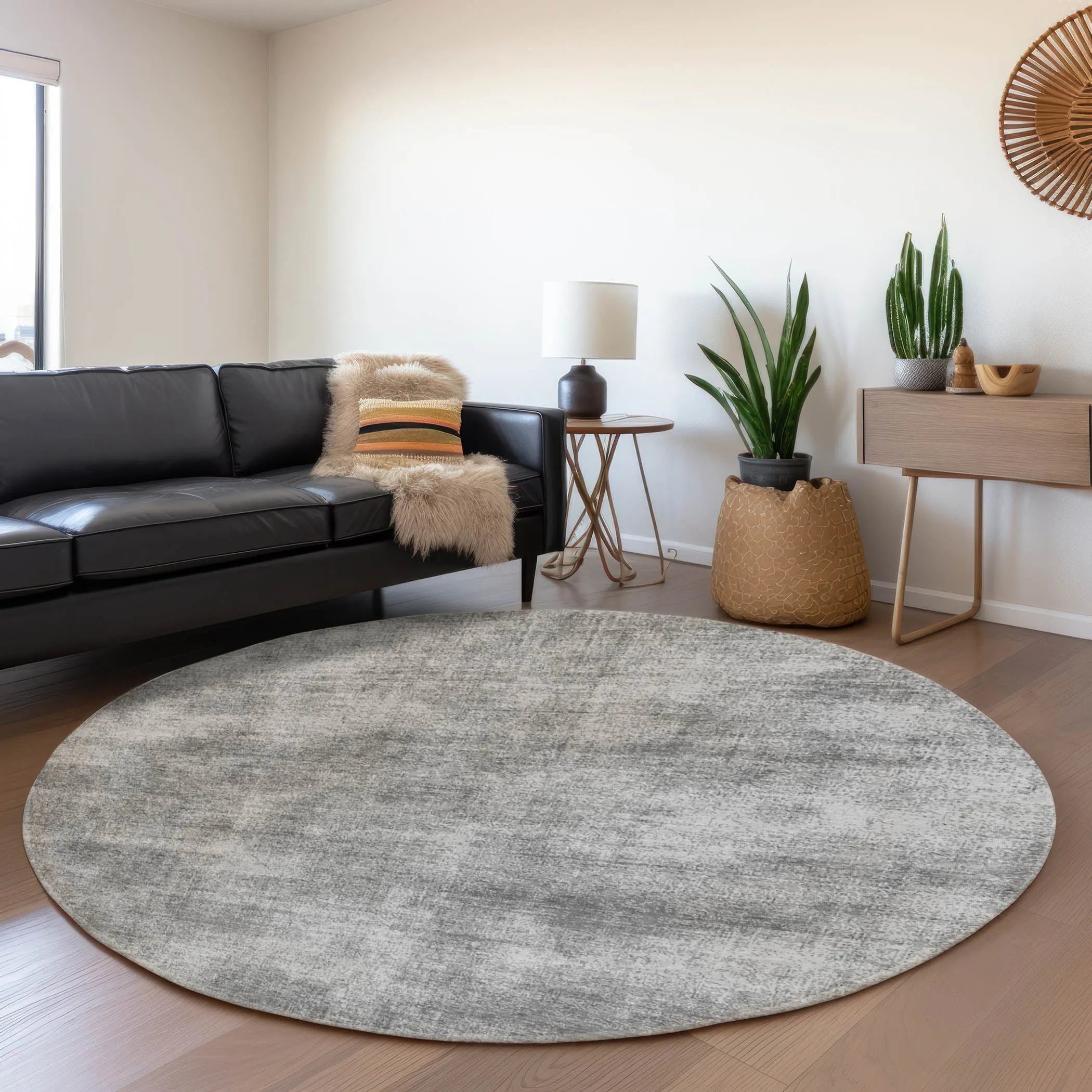 Premium Washable Super Soft Solid Ombre Mayfield Rug