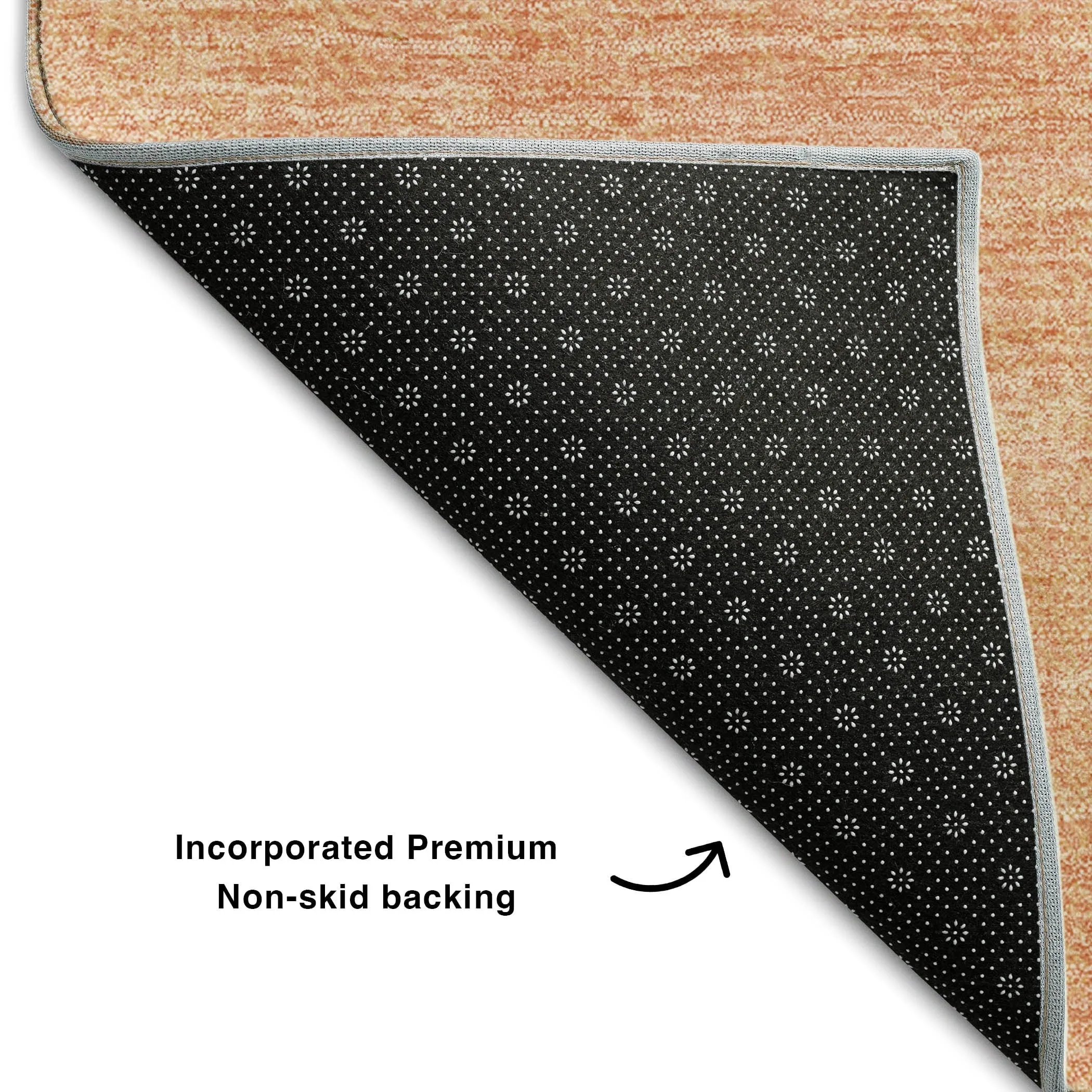 Premium Washable Super Soft Solid Ombre Mayfield Rug