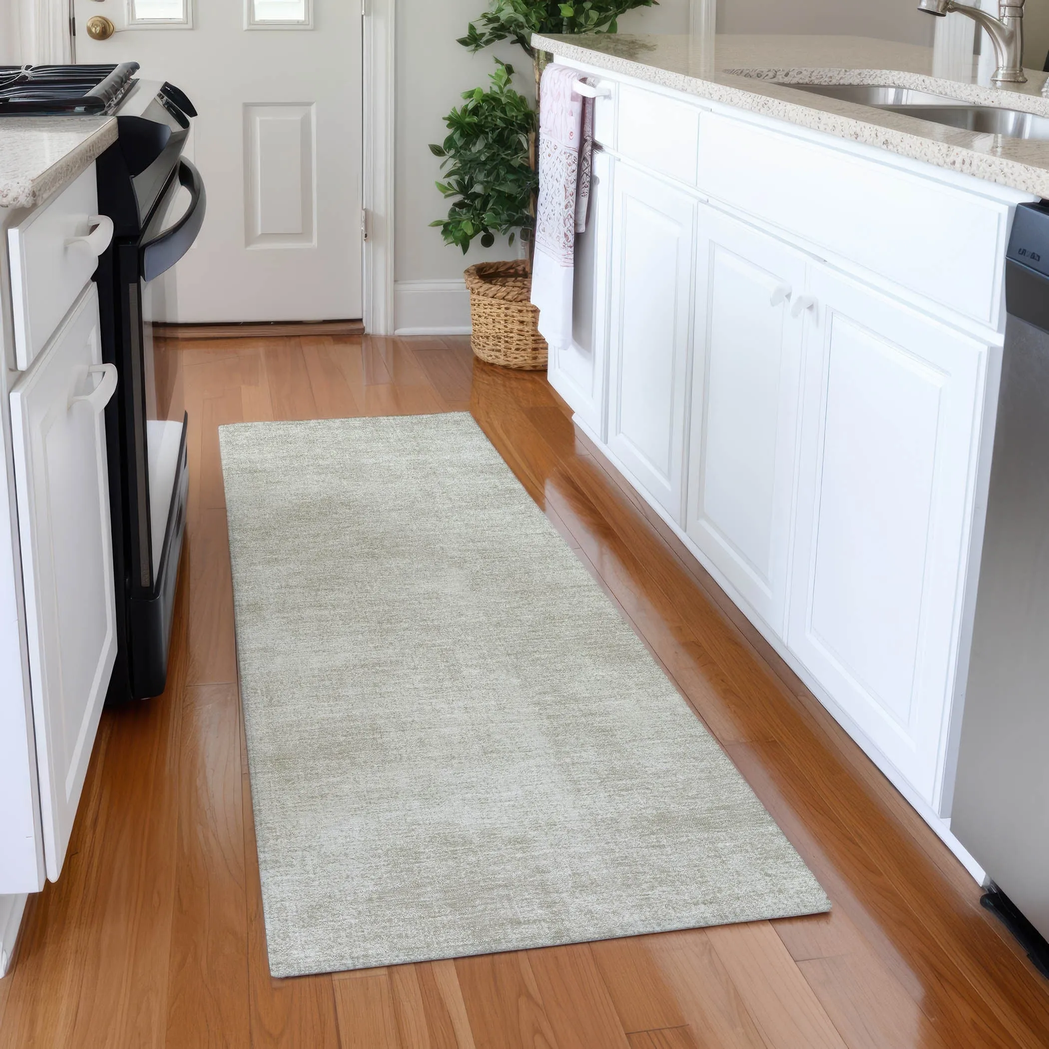 Premium Washable Super Soft Solid Ombre Mayfield Rug