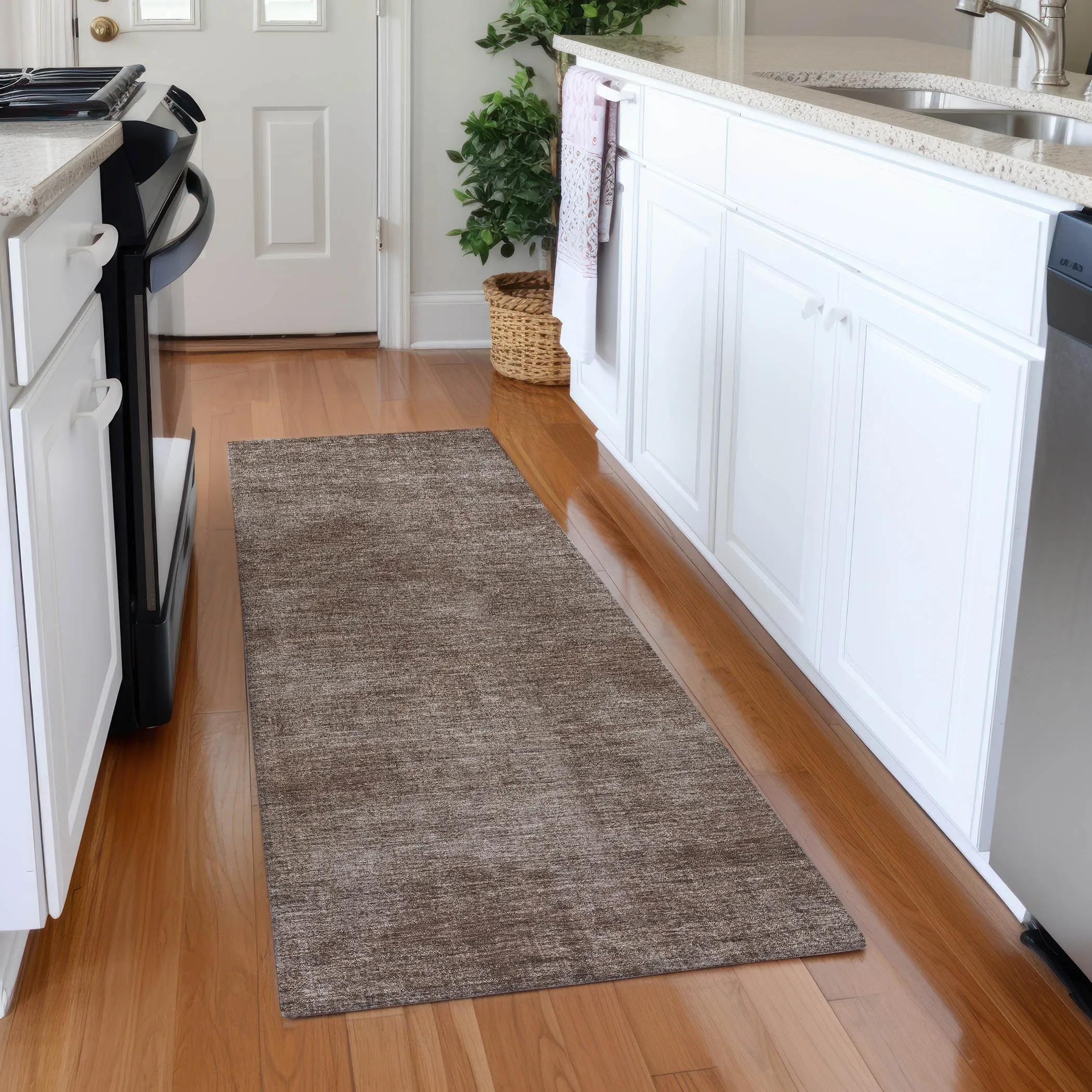 Premium Washable Super Soft Solid Ombre Mayfield Rug