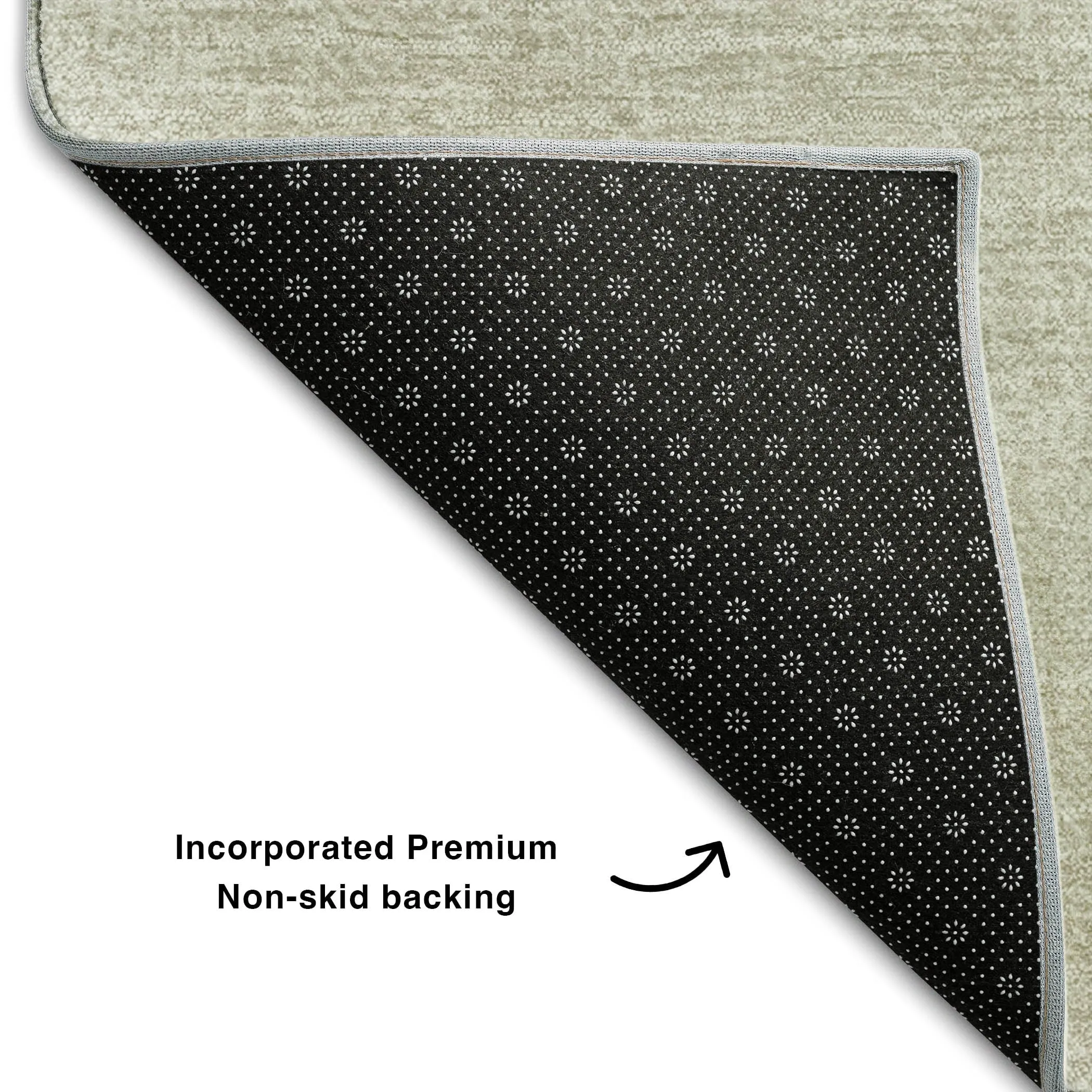 Premium Washable Super Soft Solid Ombre Mayfield Rug