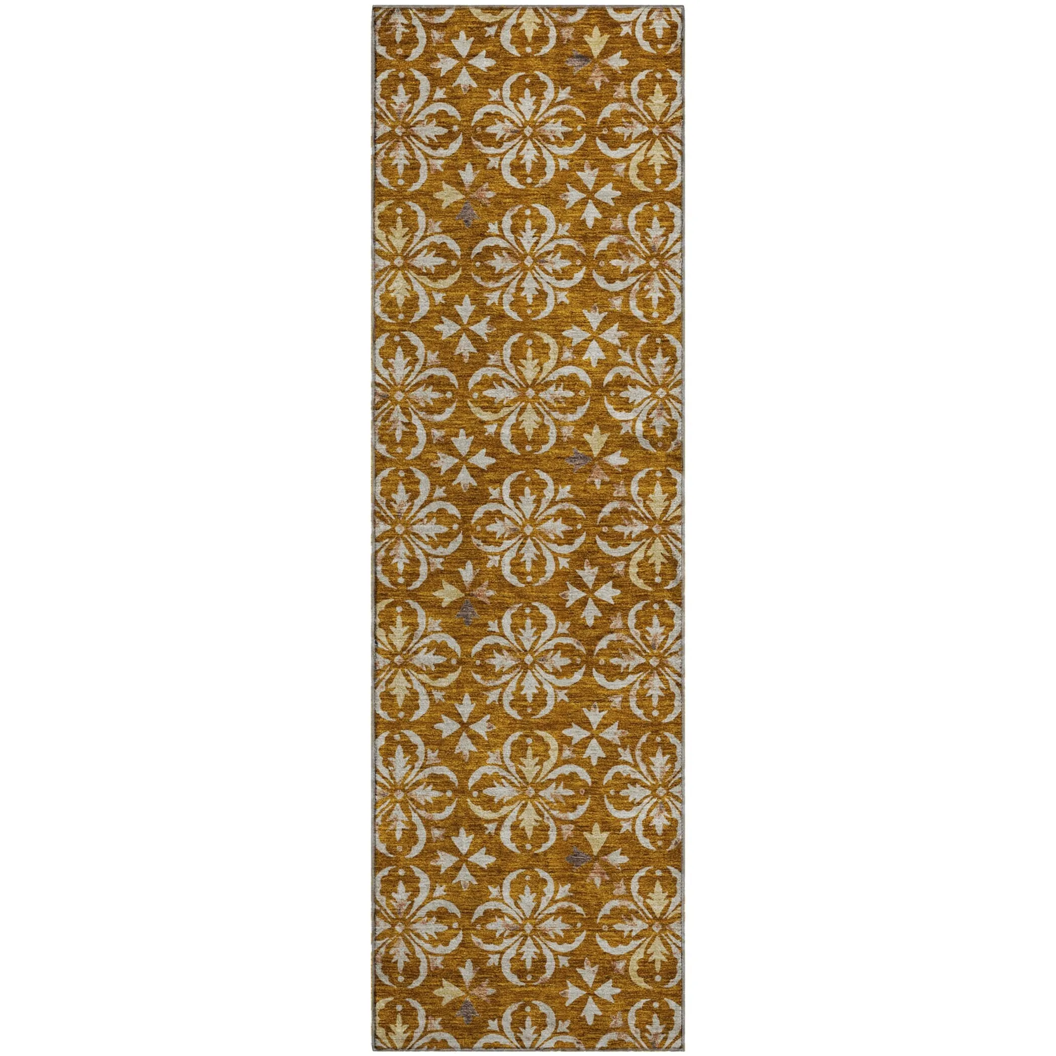 Premium Washable Super Soft Transitional Medallions Mayfield Rug