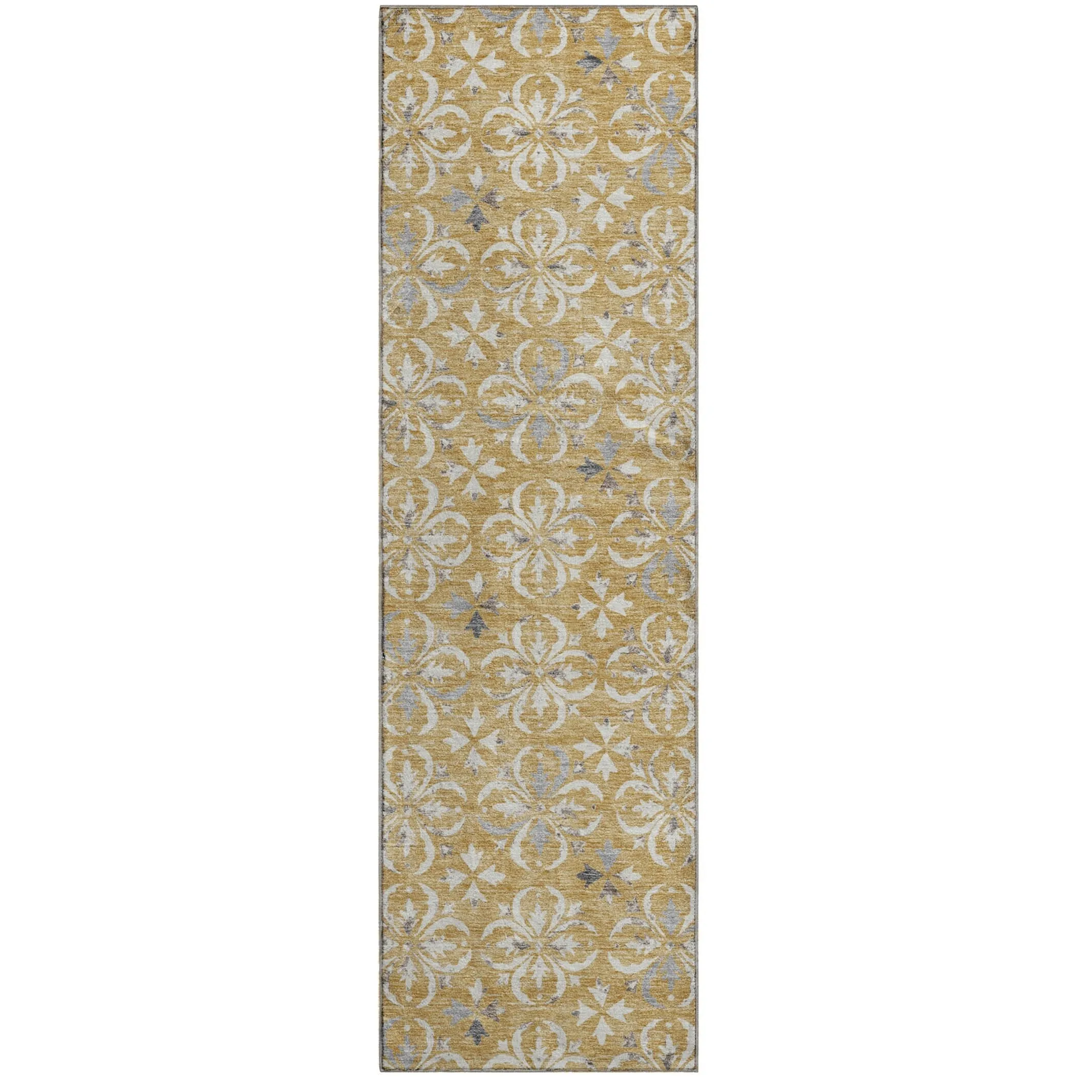 Premium Washable Super Soft Transitional Medallions Mayfield Rug