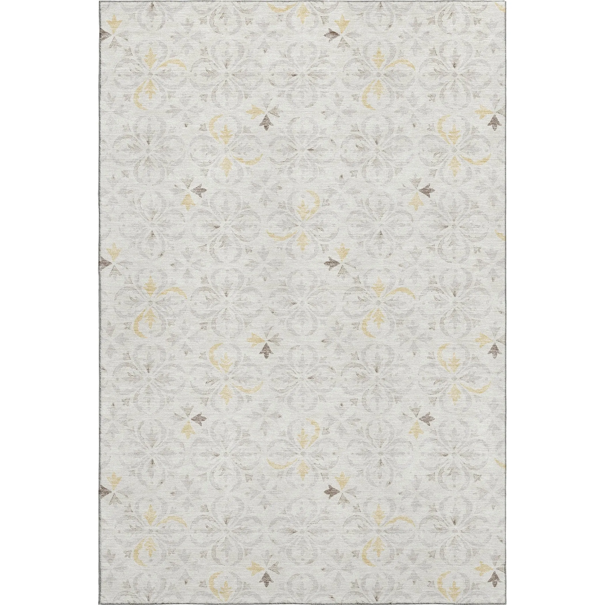 Premium Washable Super Soft Transitional Medallions Mayfield Rug