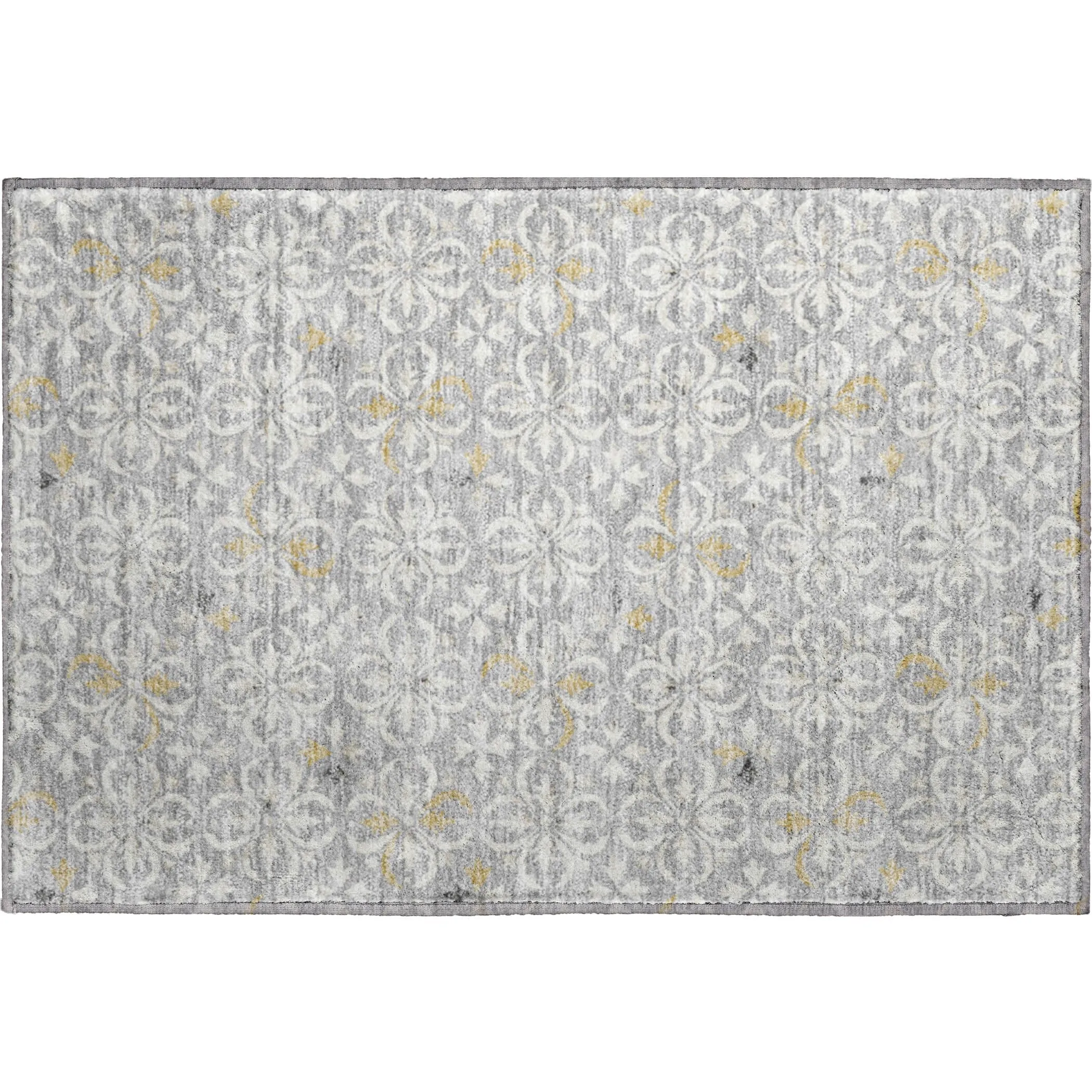 Premium Washable Super Soft Transitional Medallions Mayfield Rug