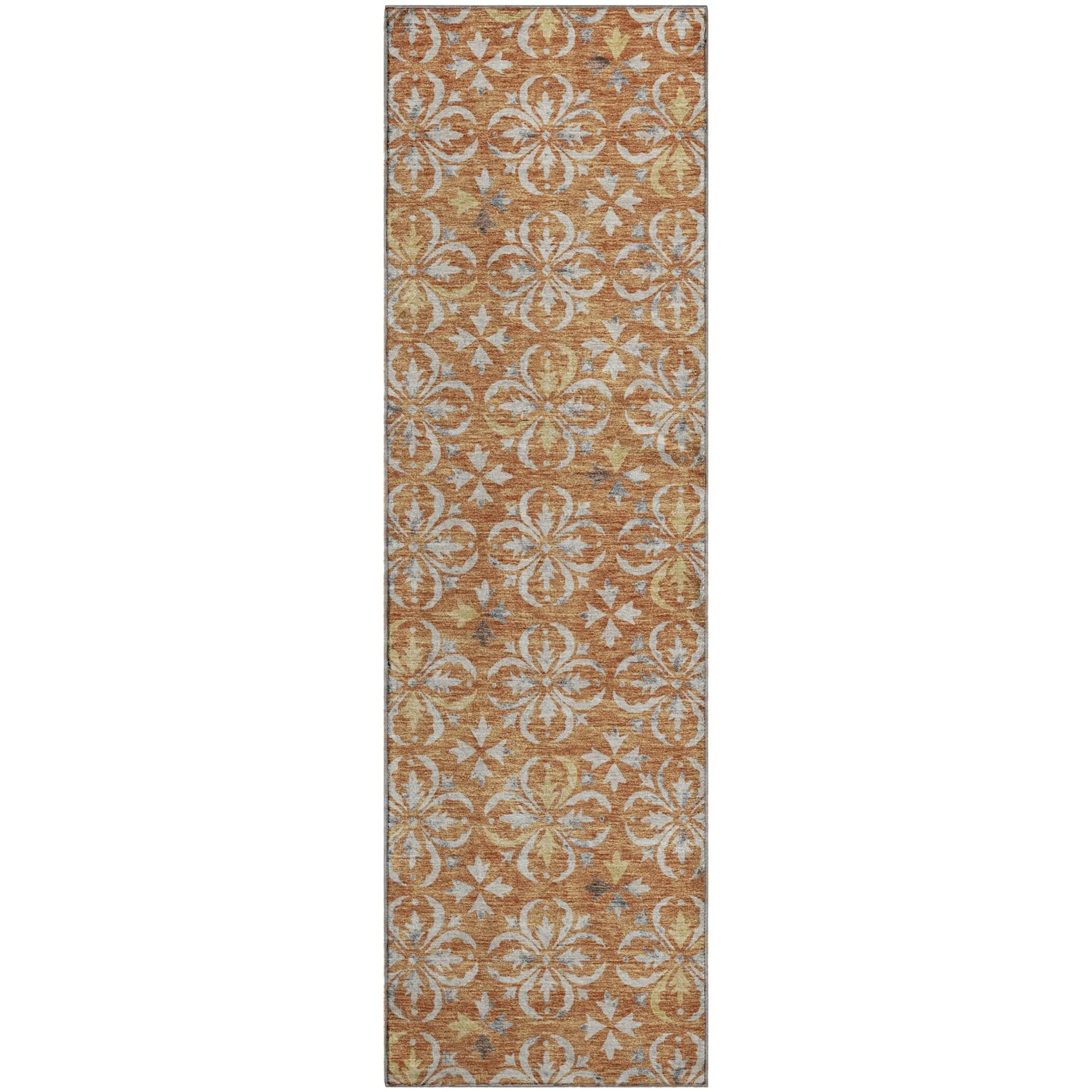Premium Washable Super Soft Transitional Medallions Mayfield Rug