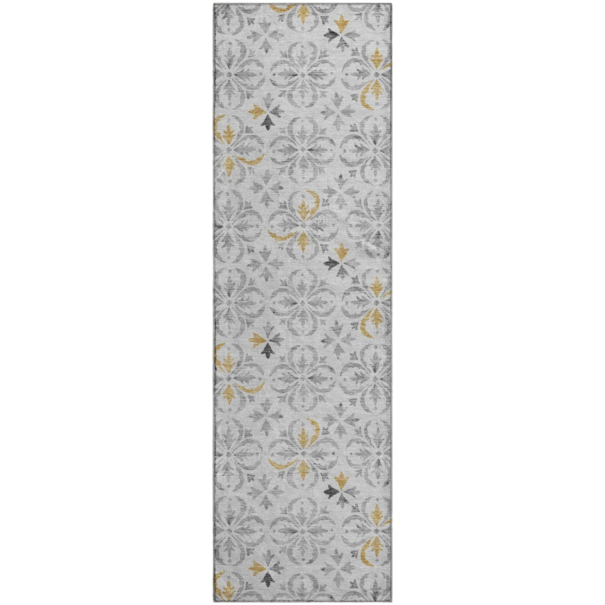 Premium Washable Super Soft Transitional Medallions Mayfield Rug