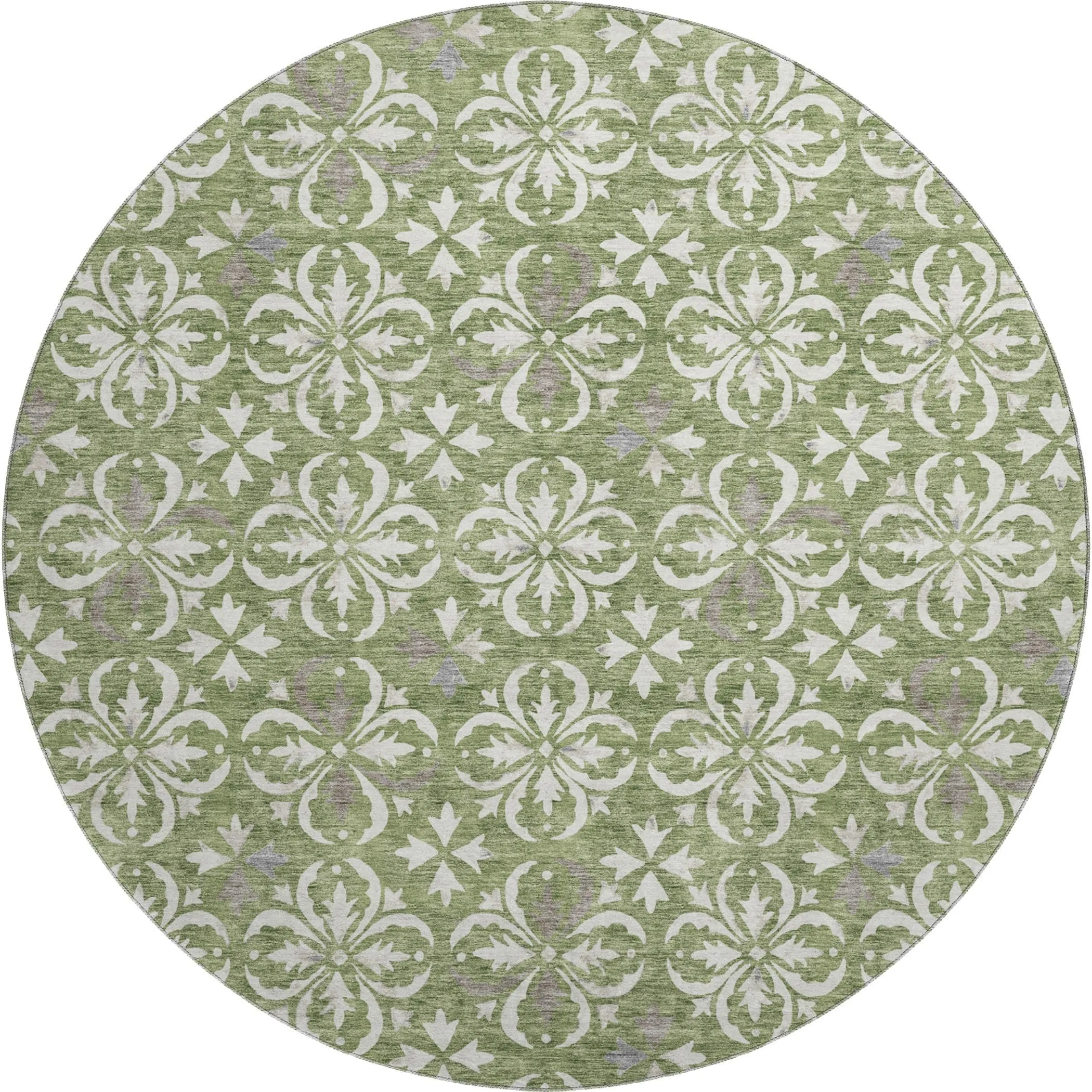 Premium Washable Super Soft Transitional Medallions Mayfield Rug