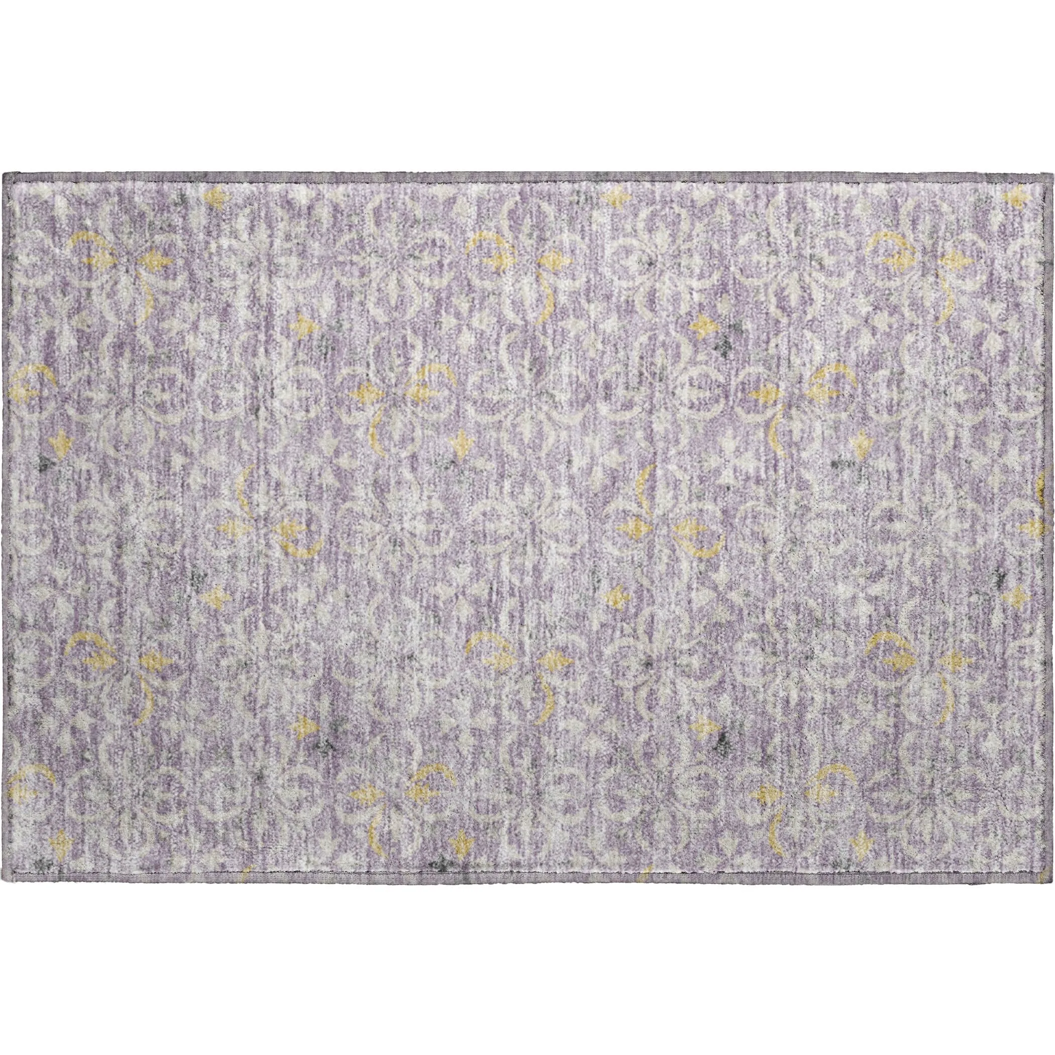 Premium Washable Super Soft Transitional Medallions Mayfield Rug