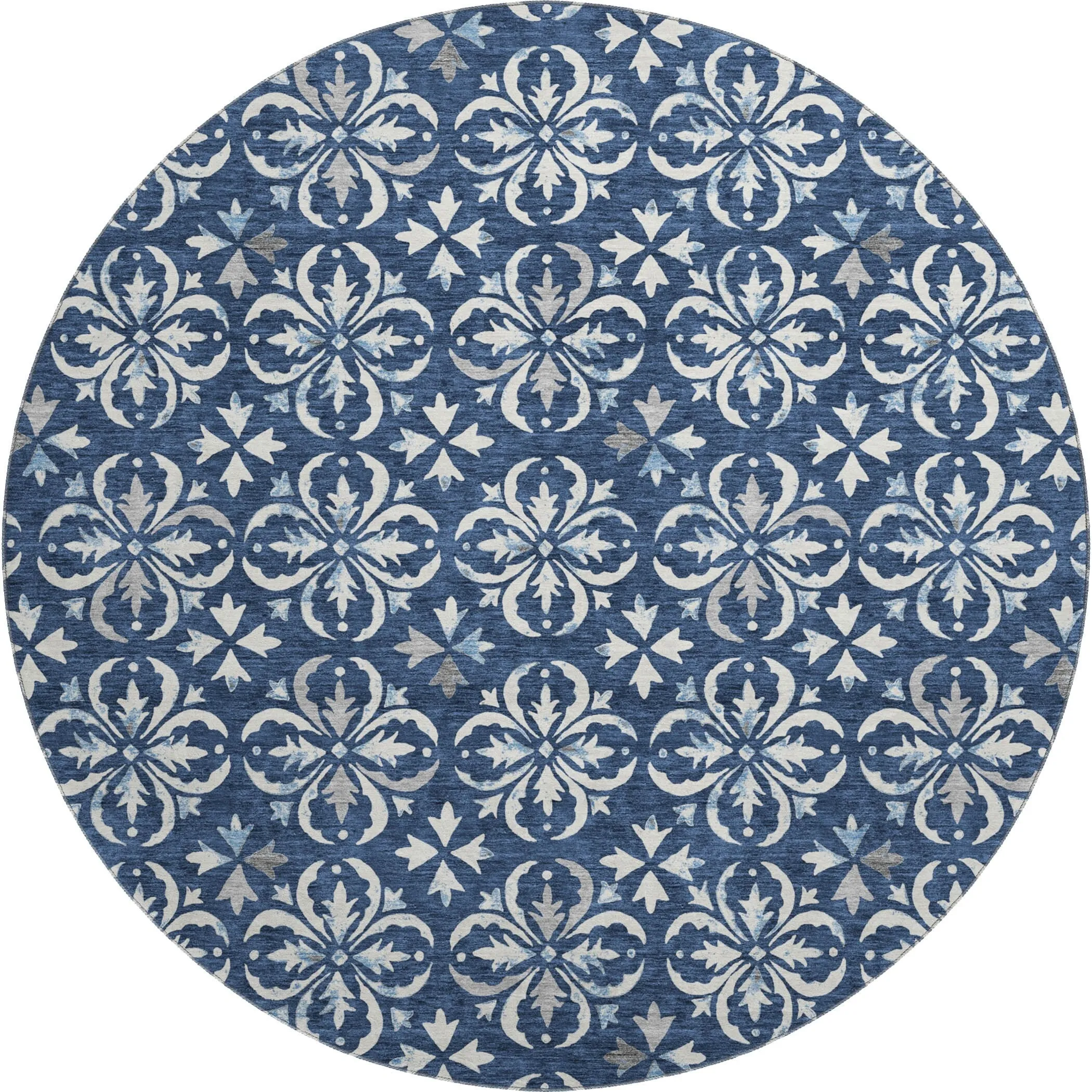 Premium Washable Super Soft Transitional Medallions Mayfield Rug