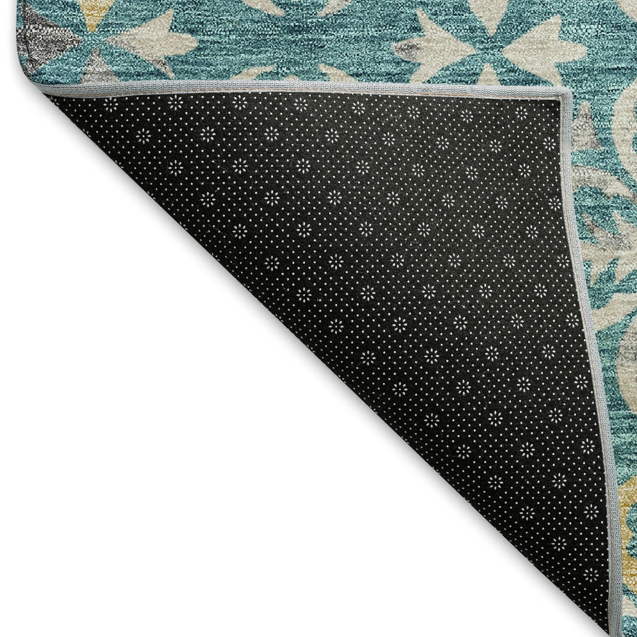 Premium Washable Super Soft Transitional Medallions Mayfield Rug