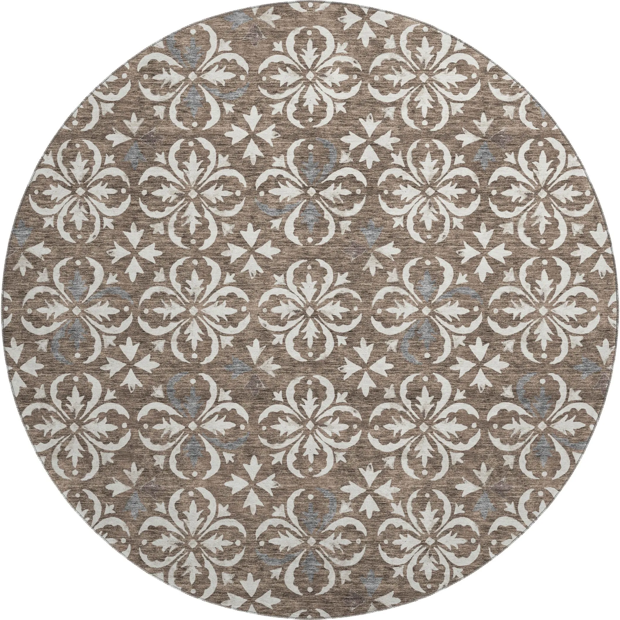 Premium Washable Super Soft Transitional Medallions Mayfield Rug