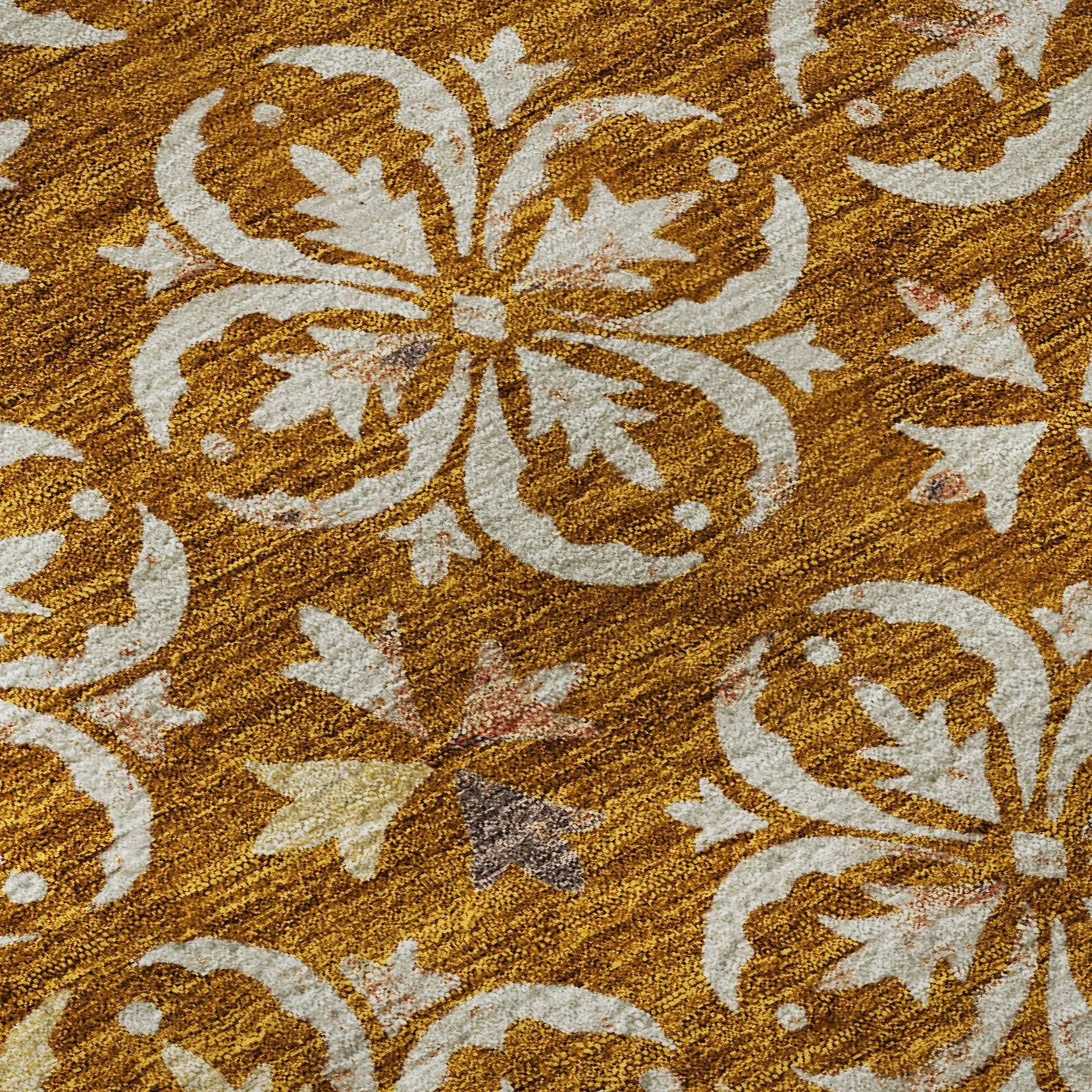 Premium Washable Super Soft Transitional Medallions Mayfield Rug