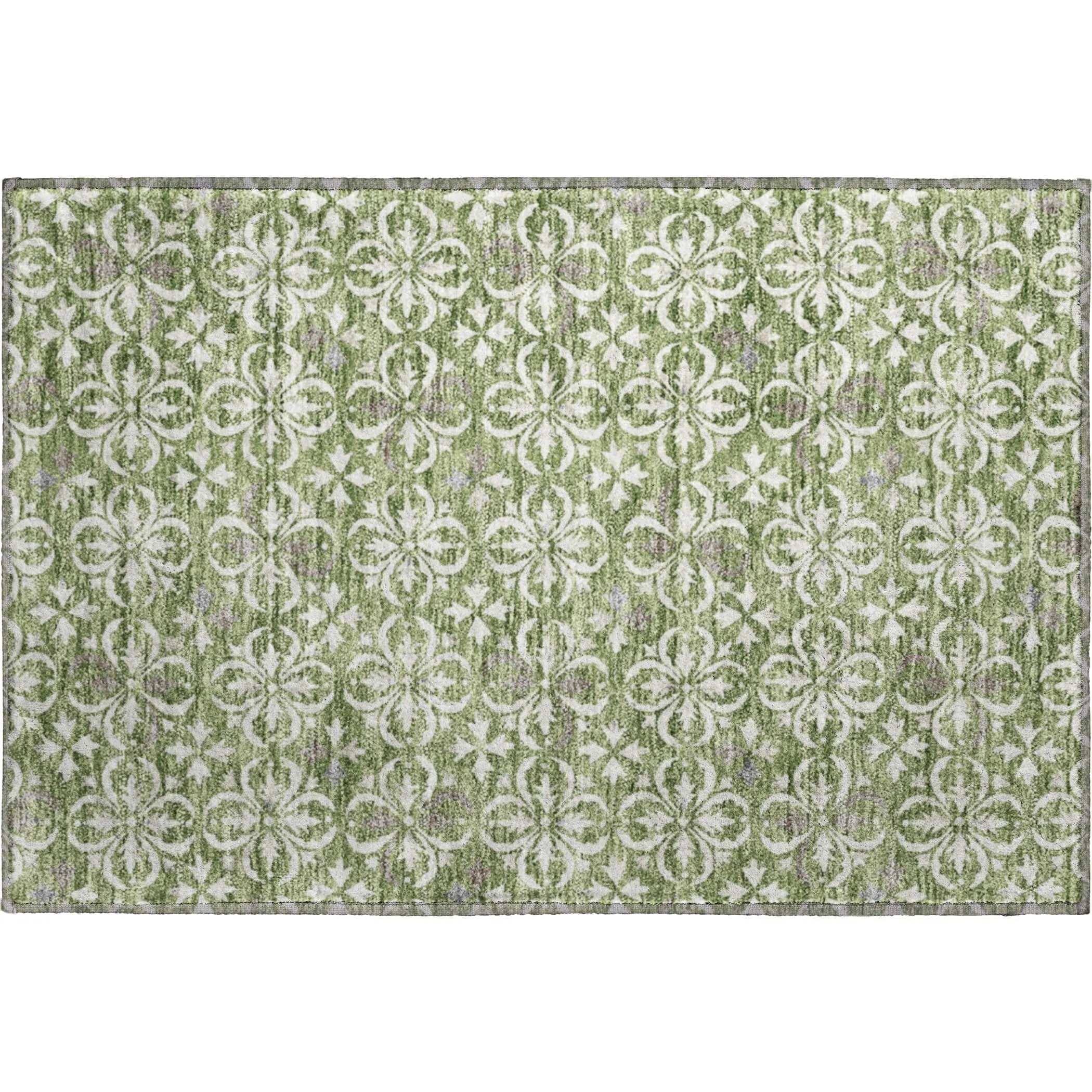 Premium Washable Super Soft Transitional Medallions Mayfield Rug
