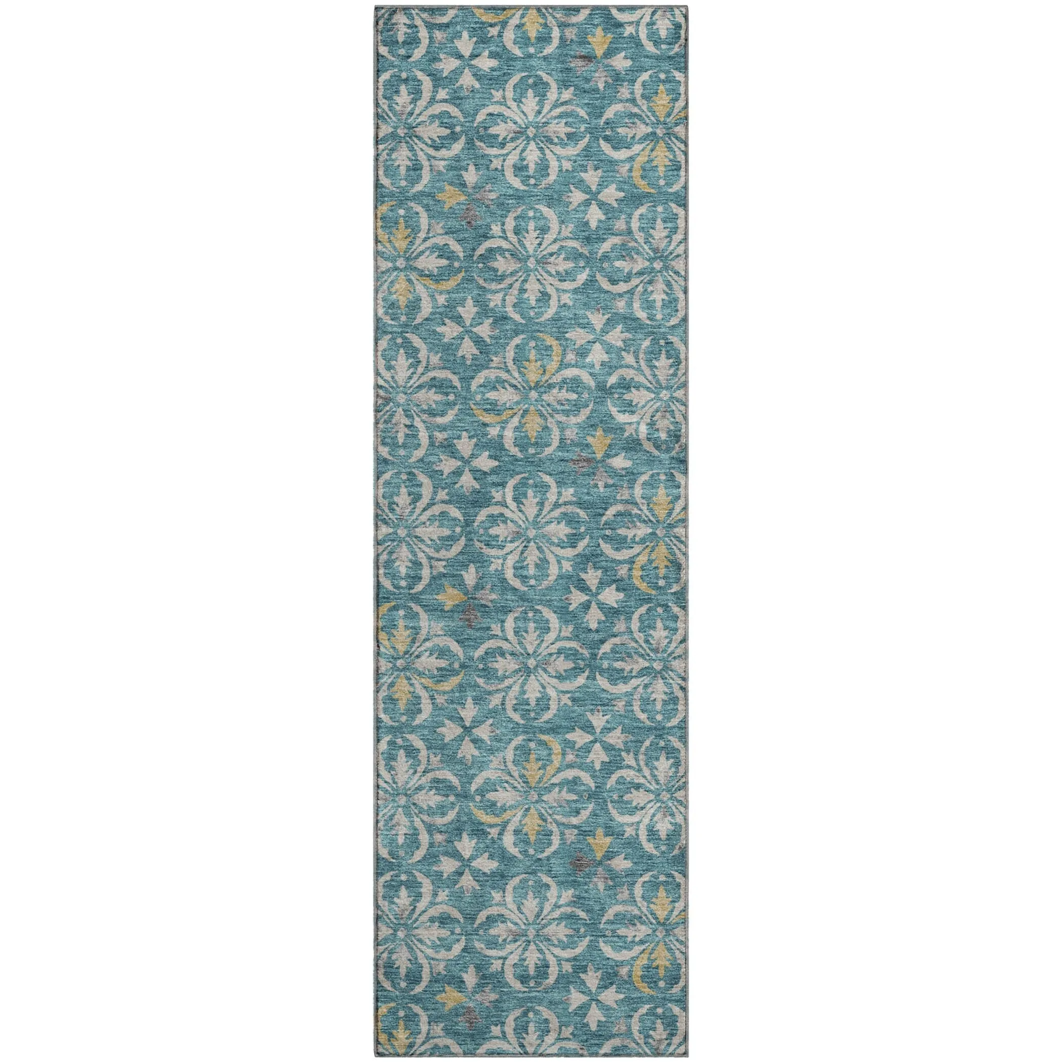 Premium Washable Super Soft Transitional Medallions Mayfield Rug