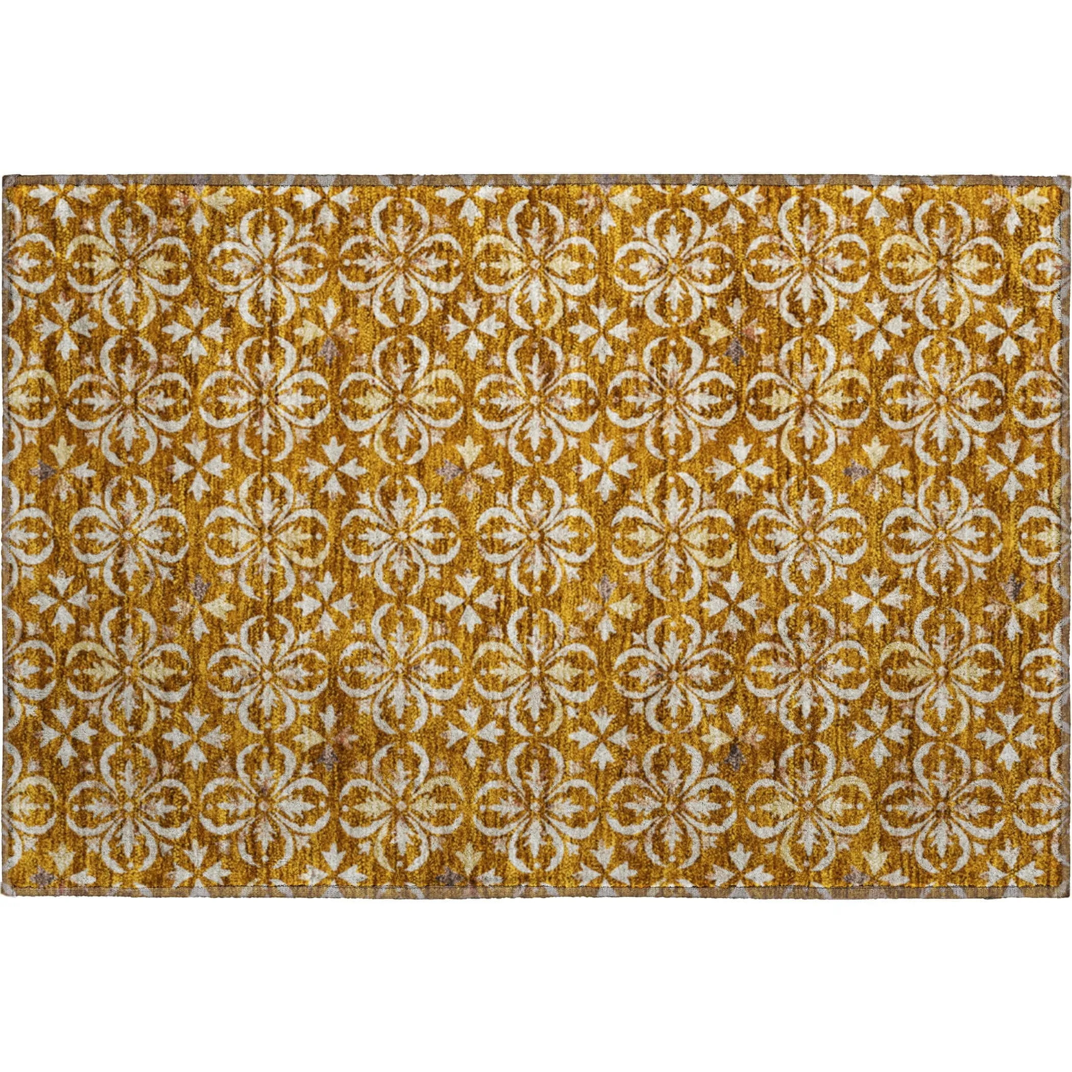Premium Washable Super Soft Transitional Medallions Mayfield Rug