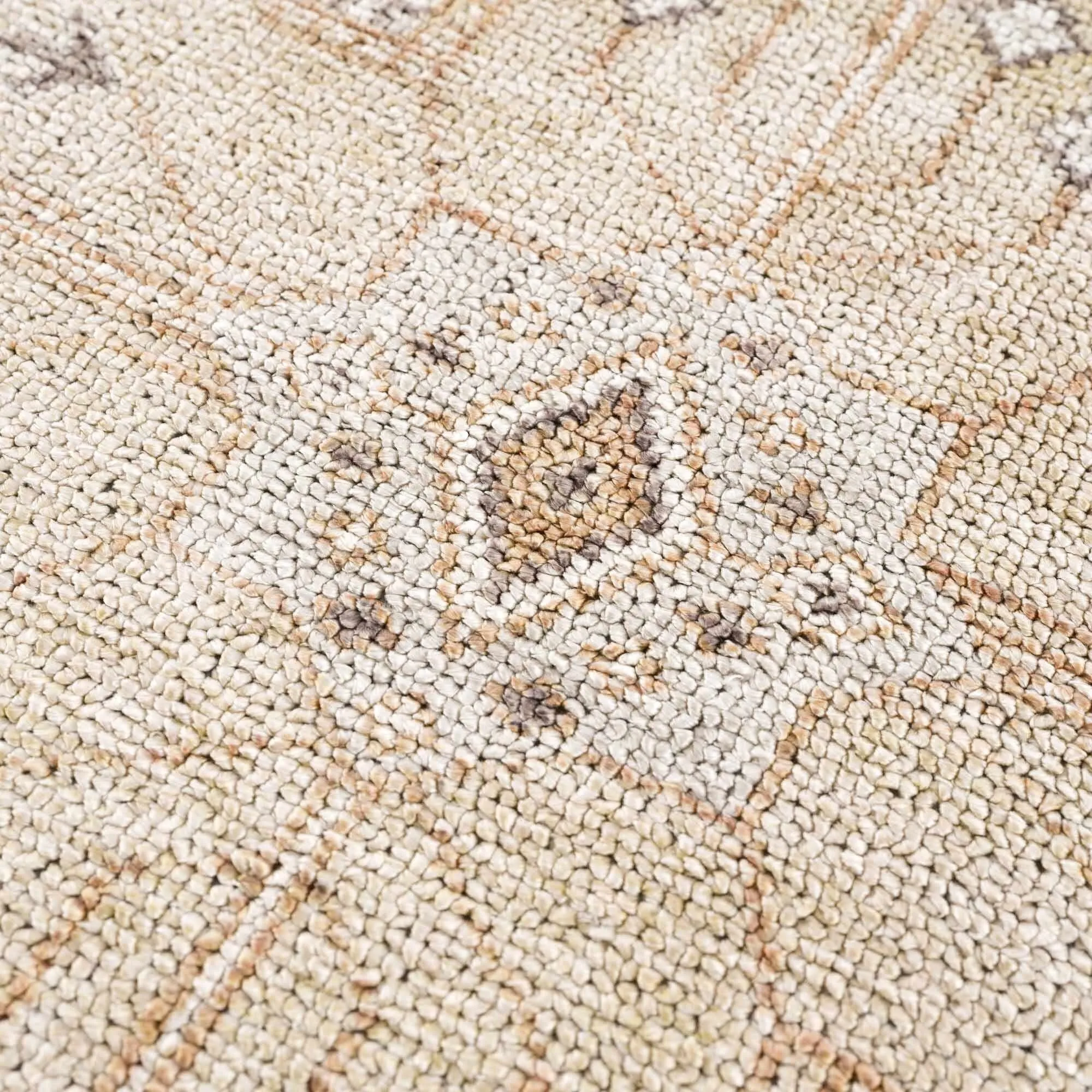 Reseca Oriental Traditional Vintage Distressed Machine Washable Area Rug