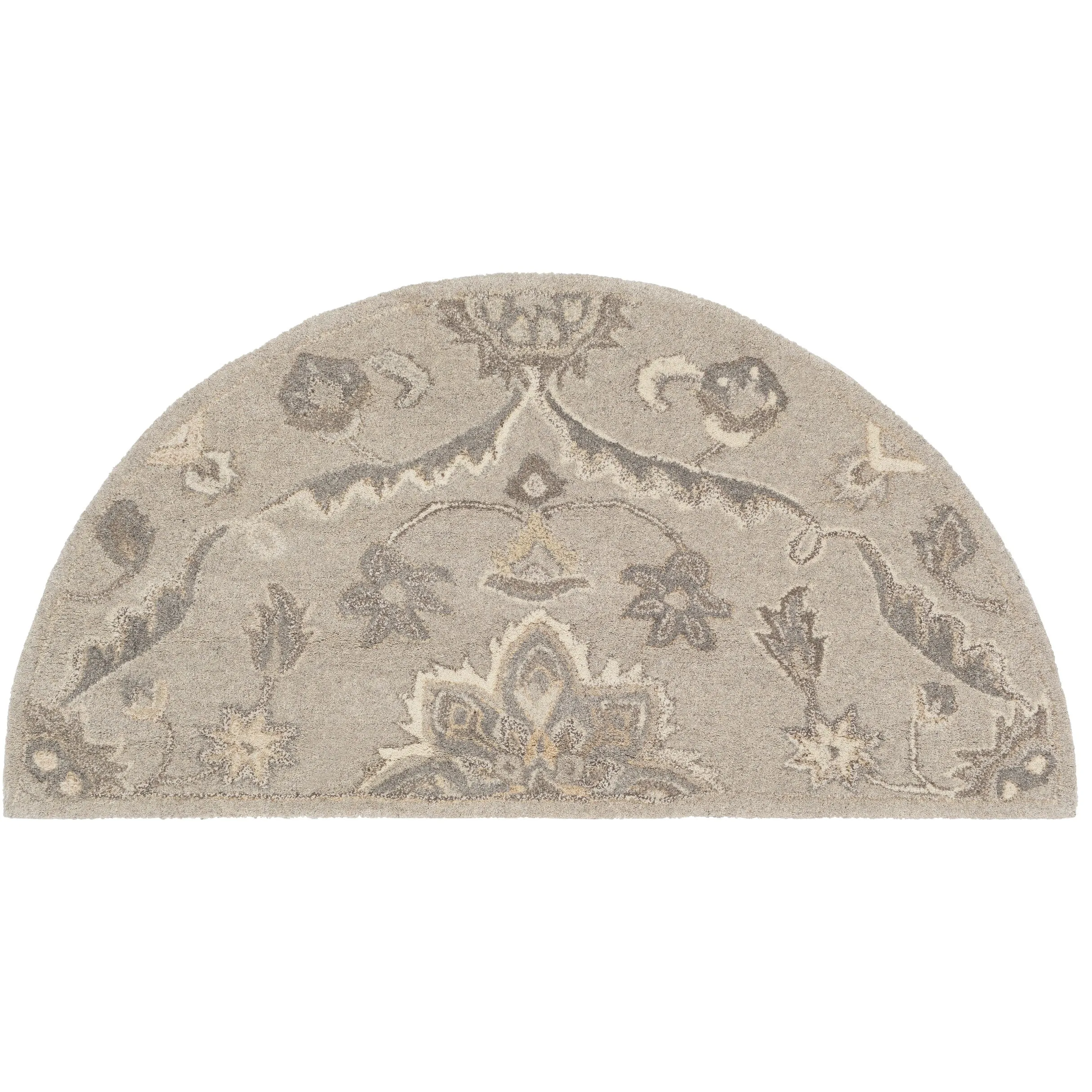 Robyn Handmade Transitional Medallion Wool Area Rug