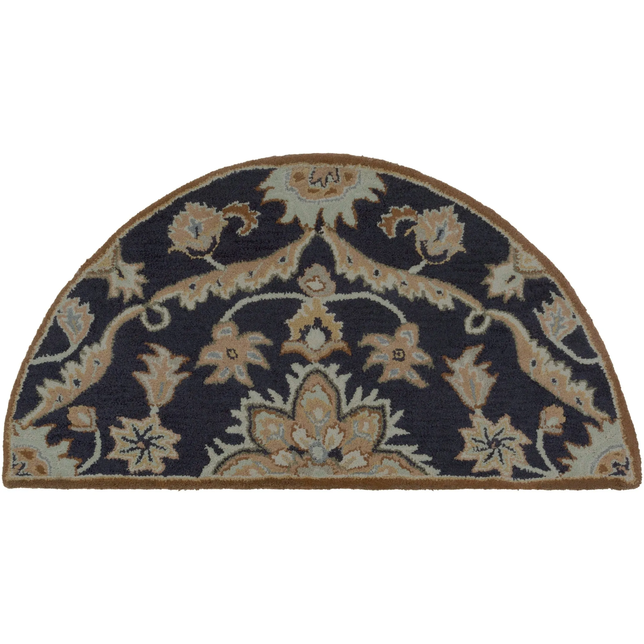 Robyn Handmade Transitional Medallion Wool Area Rug