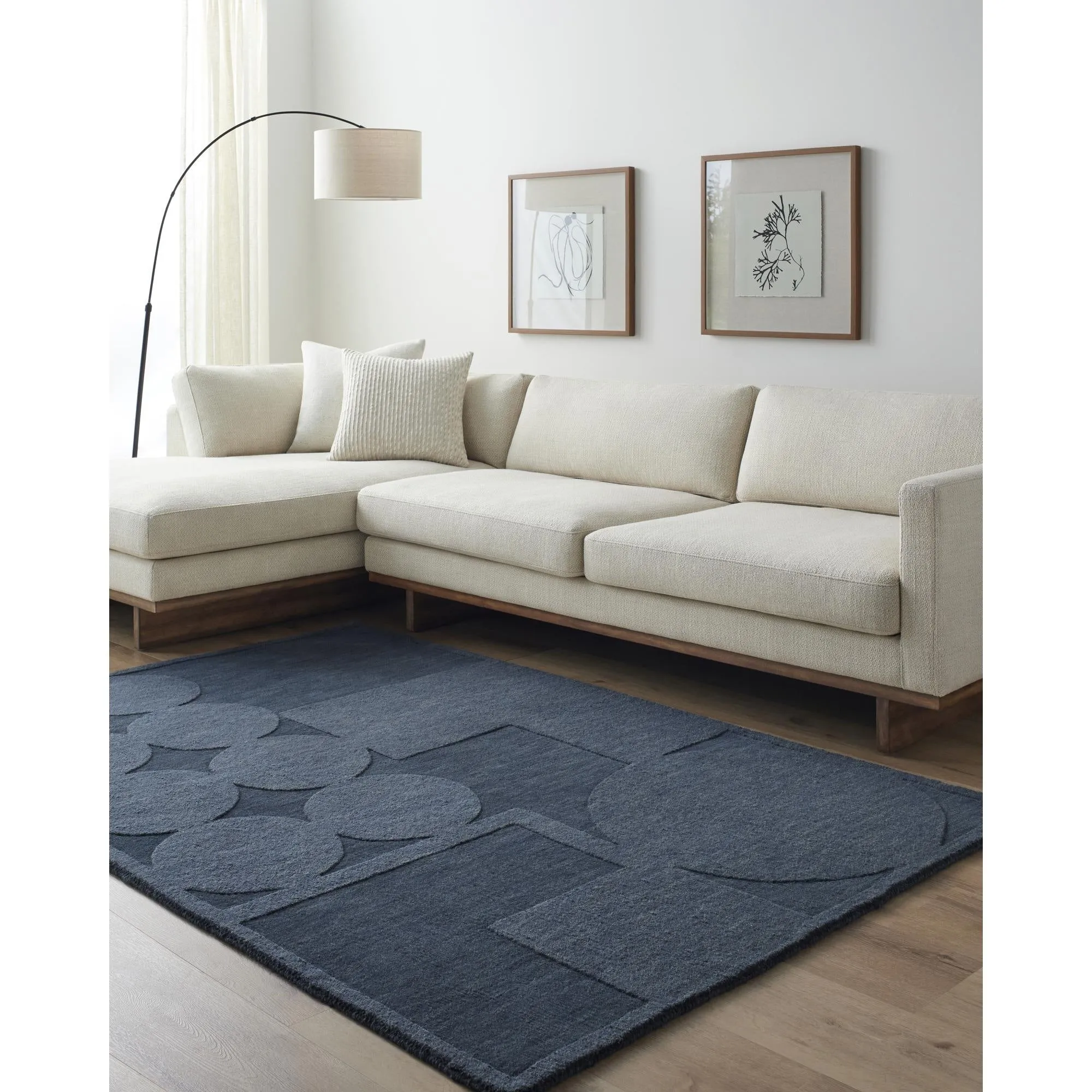 Rocle Mid-Century Modern Geometric Area Rug