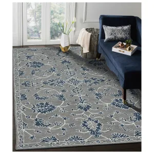 Romesha Hope Hand-Hooked Wool Area Rug