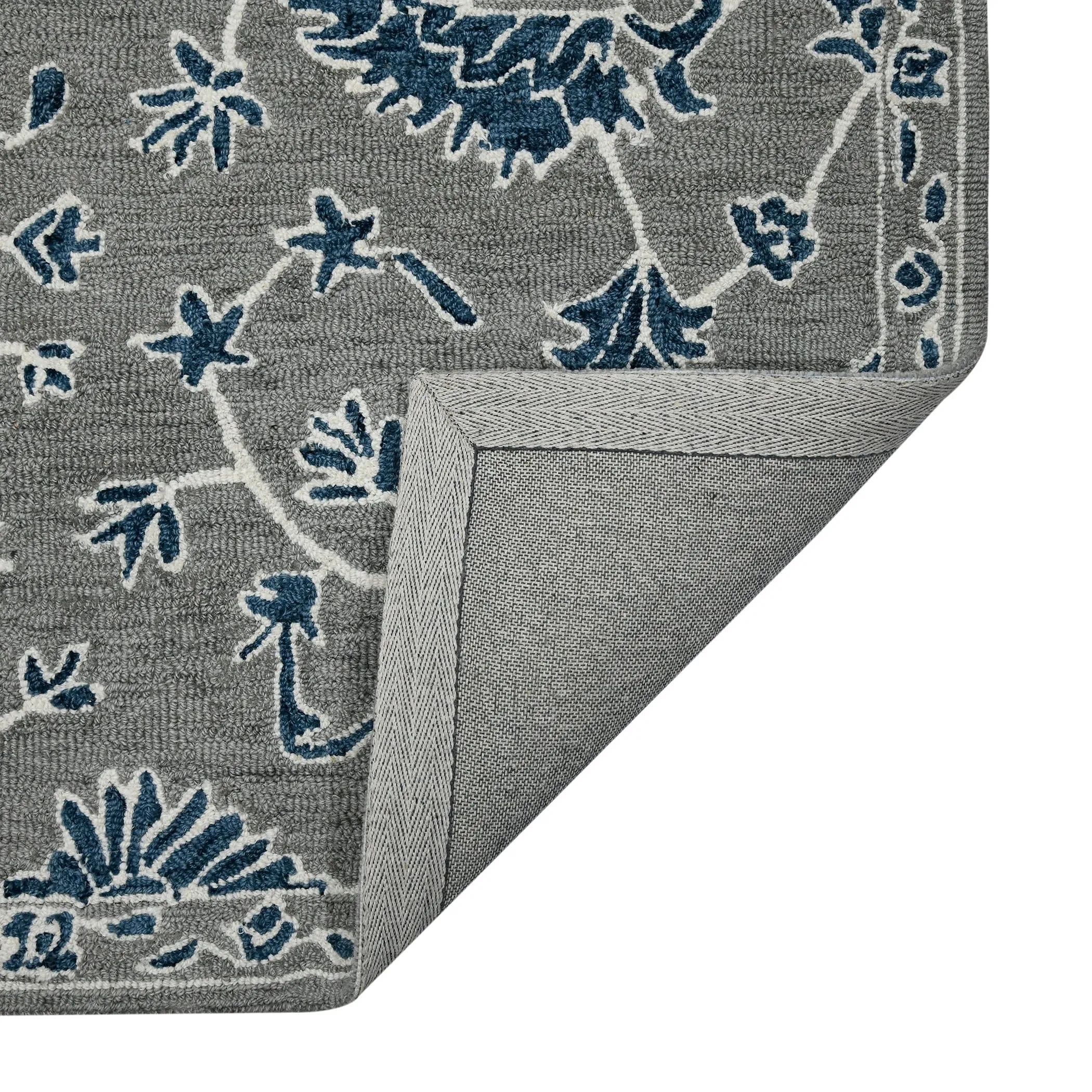 Romesha Hope Hand-Hooked Wool Area Rug