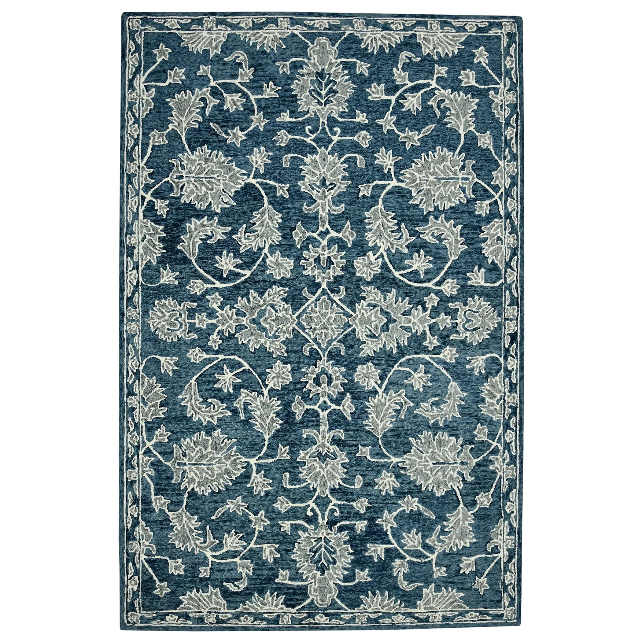 Romesha Hope Hand-Hooked Wool Area Rug