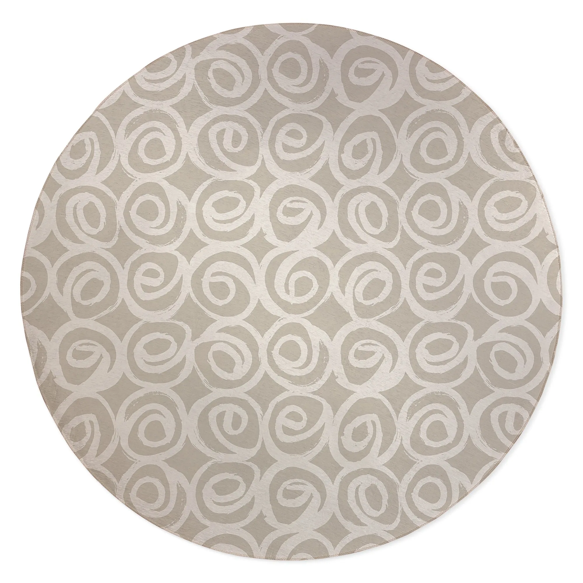 ROSES ABSTRACT BEIGE Area Rug By Kavka Designs