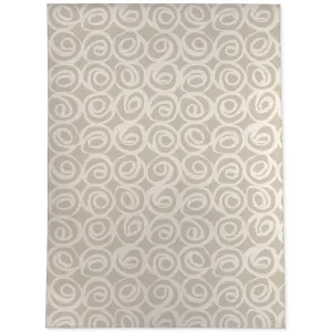 ROSES ABSTRACT BEIGE Area Rug By Kavka Designs