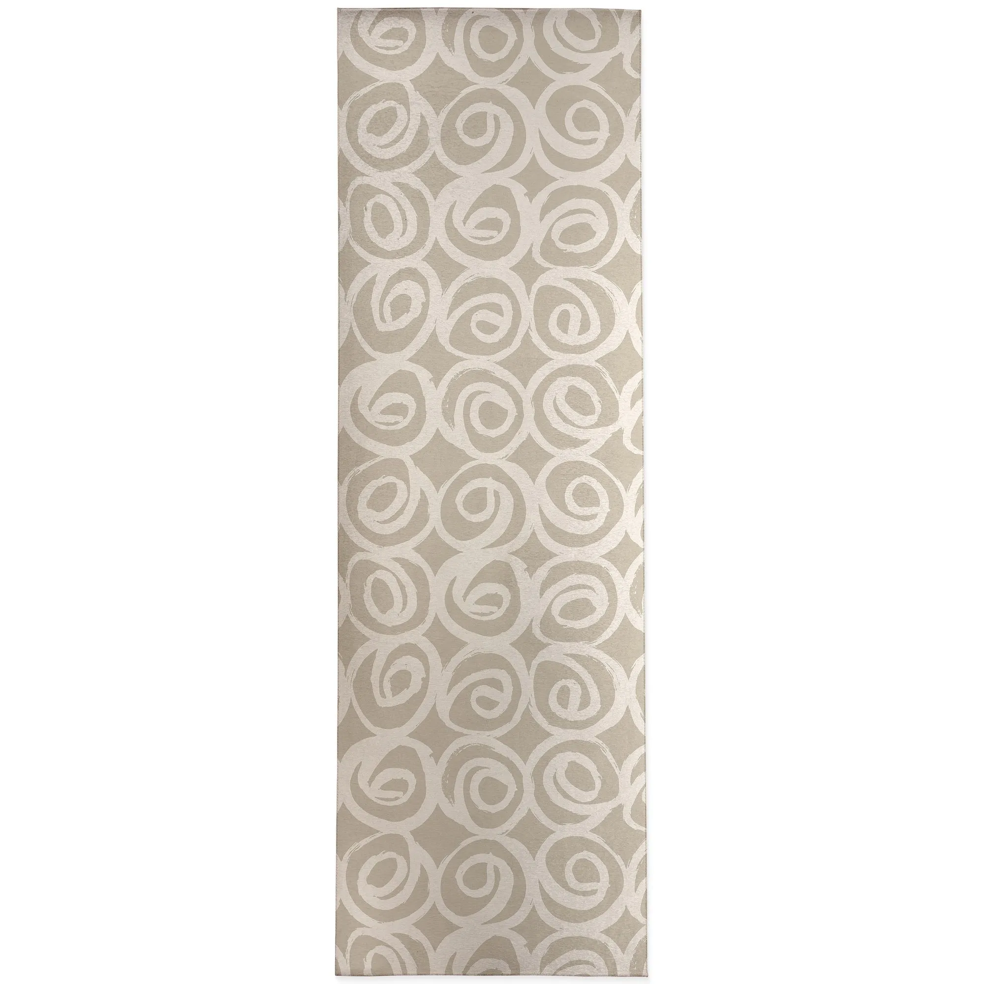 ROSES ABSTRACT BEIGE Area Rug By Kavka Designs