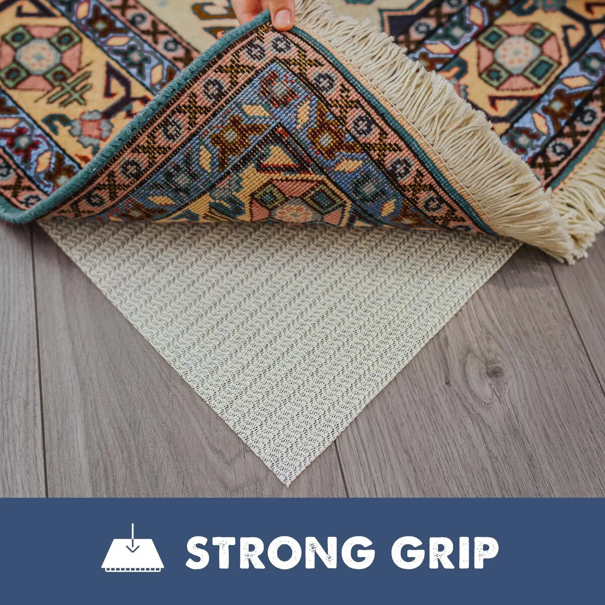 Rug Grip Natural Non Slip Rug Pad by Slip-Stop - Taupe