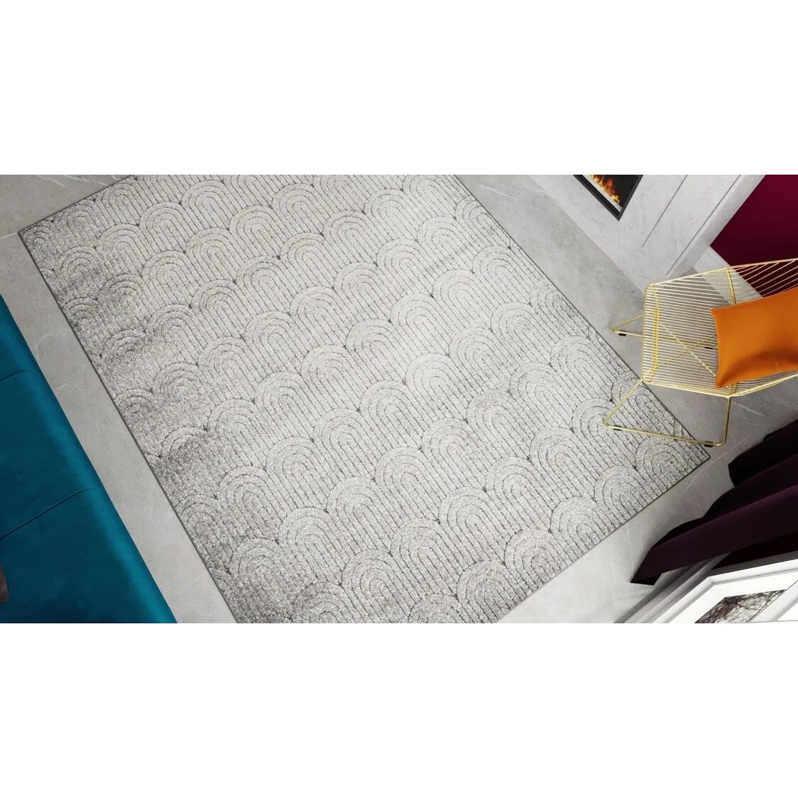 Rugs America Cadence Modern Geometric Area Rug